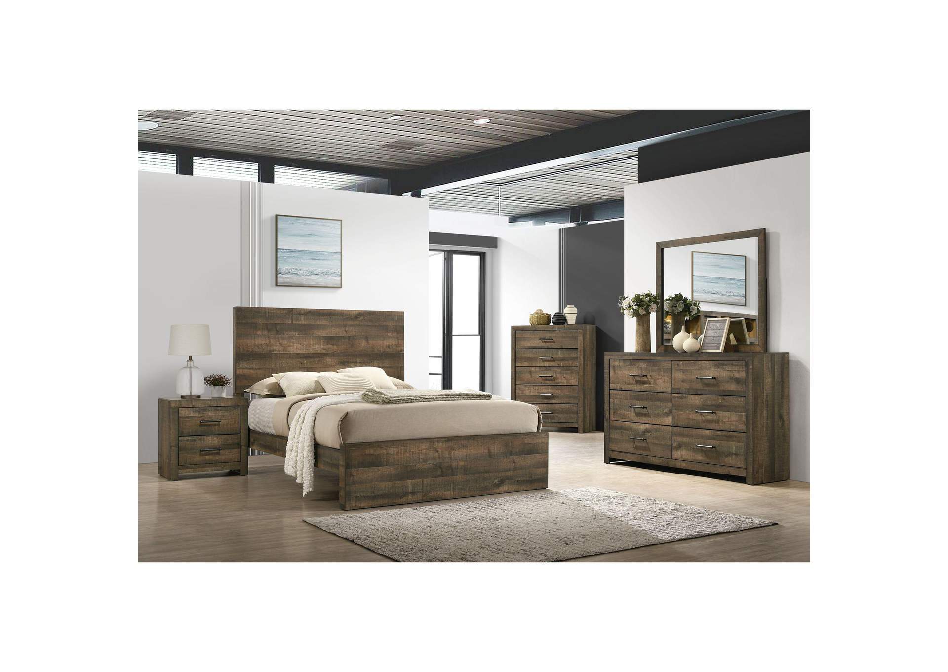 Bailey Drift King Panel Bed image 1