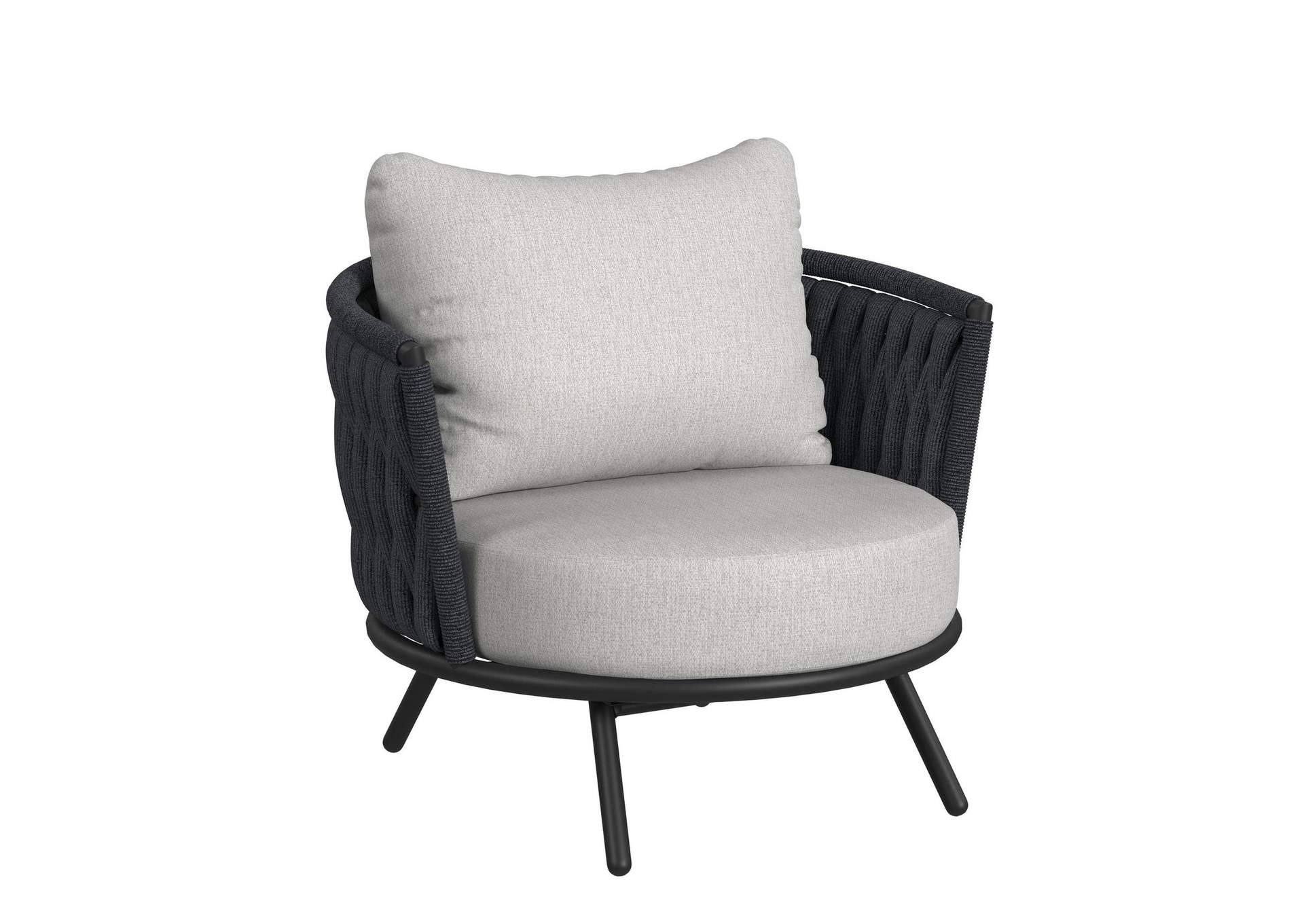 Bali Chairs With Olefin Grey In Dark Grey 2 Per Carton image 7