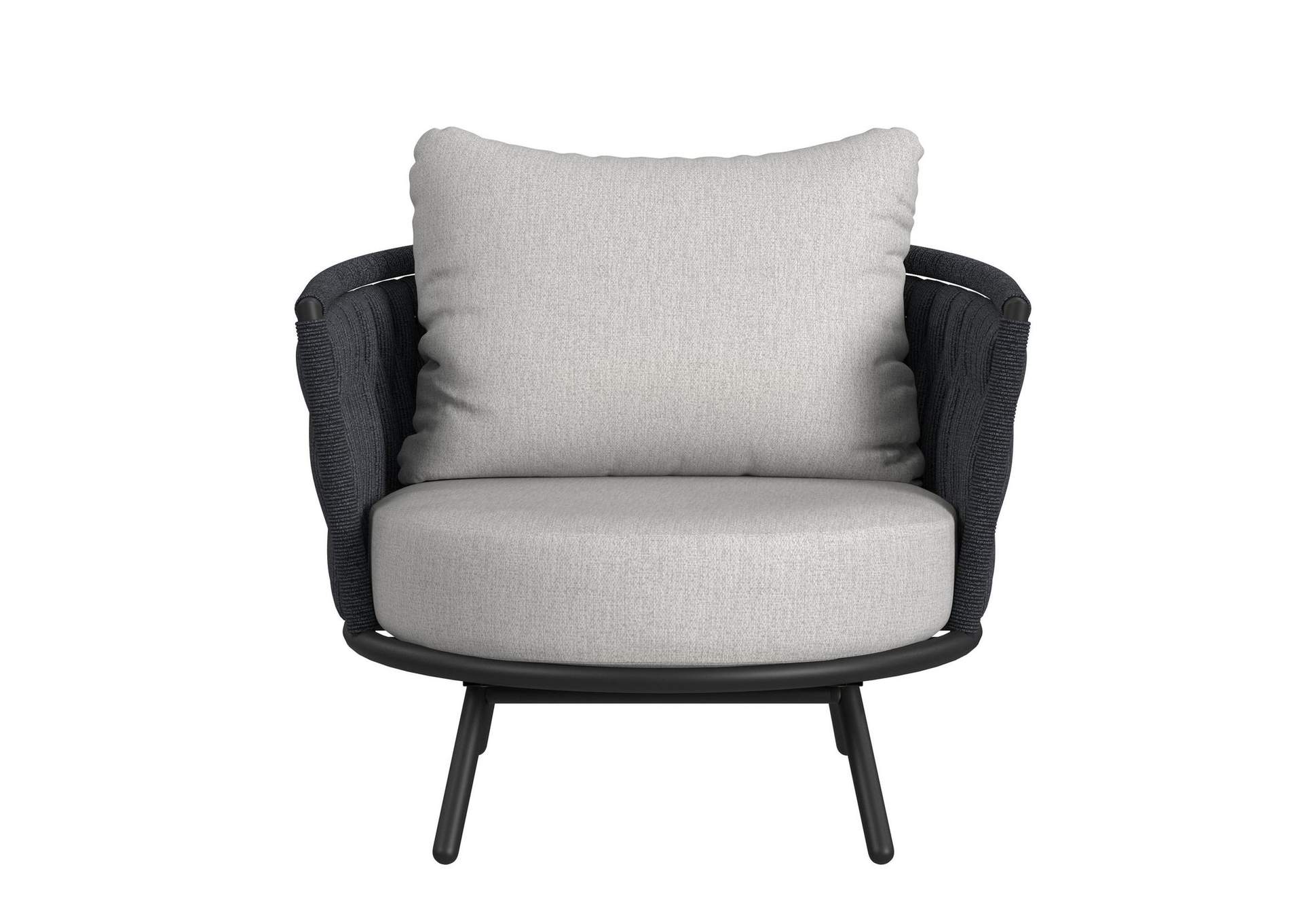 Bali Chairs With Olefin Grey In Dark Grey 2 Per Carton image 8