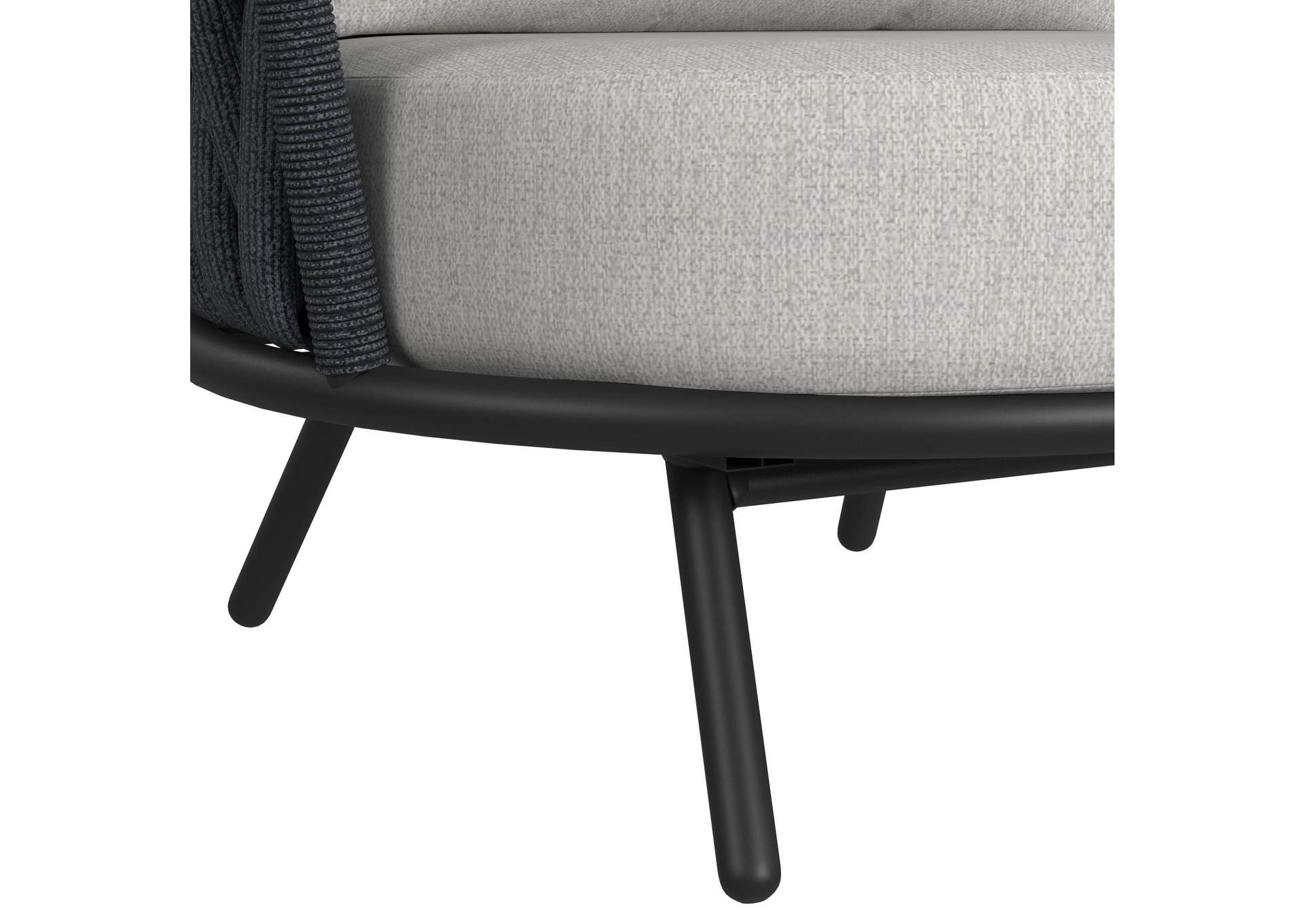 Bali Chairs With Olefin Grey In Dark Grey 2 Per Carton image 5