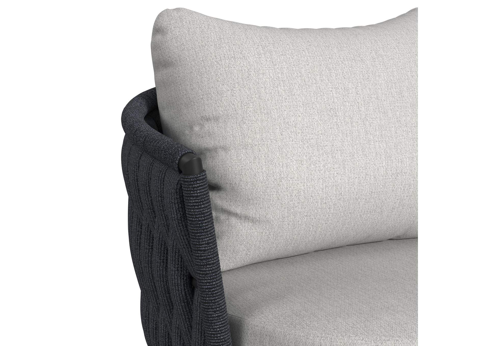 Bali Chairs With Olefin Grey In Dark Grey 2 Per Carton image 4