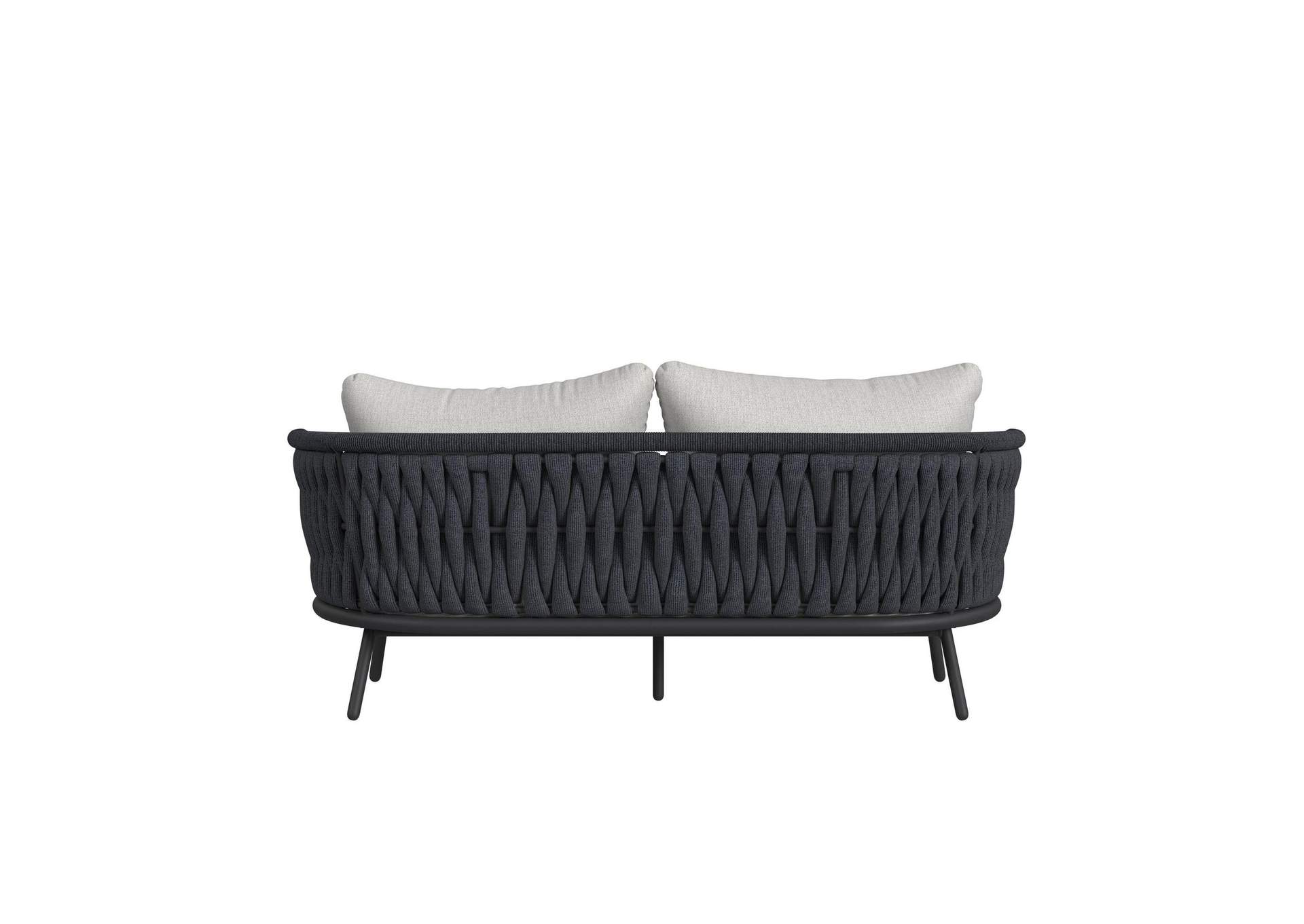 Bali Loveseat With Olefin Grey In Dark Grey image 8