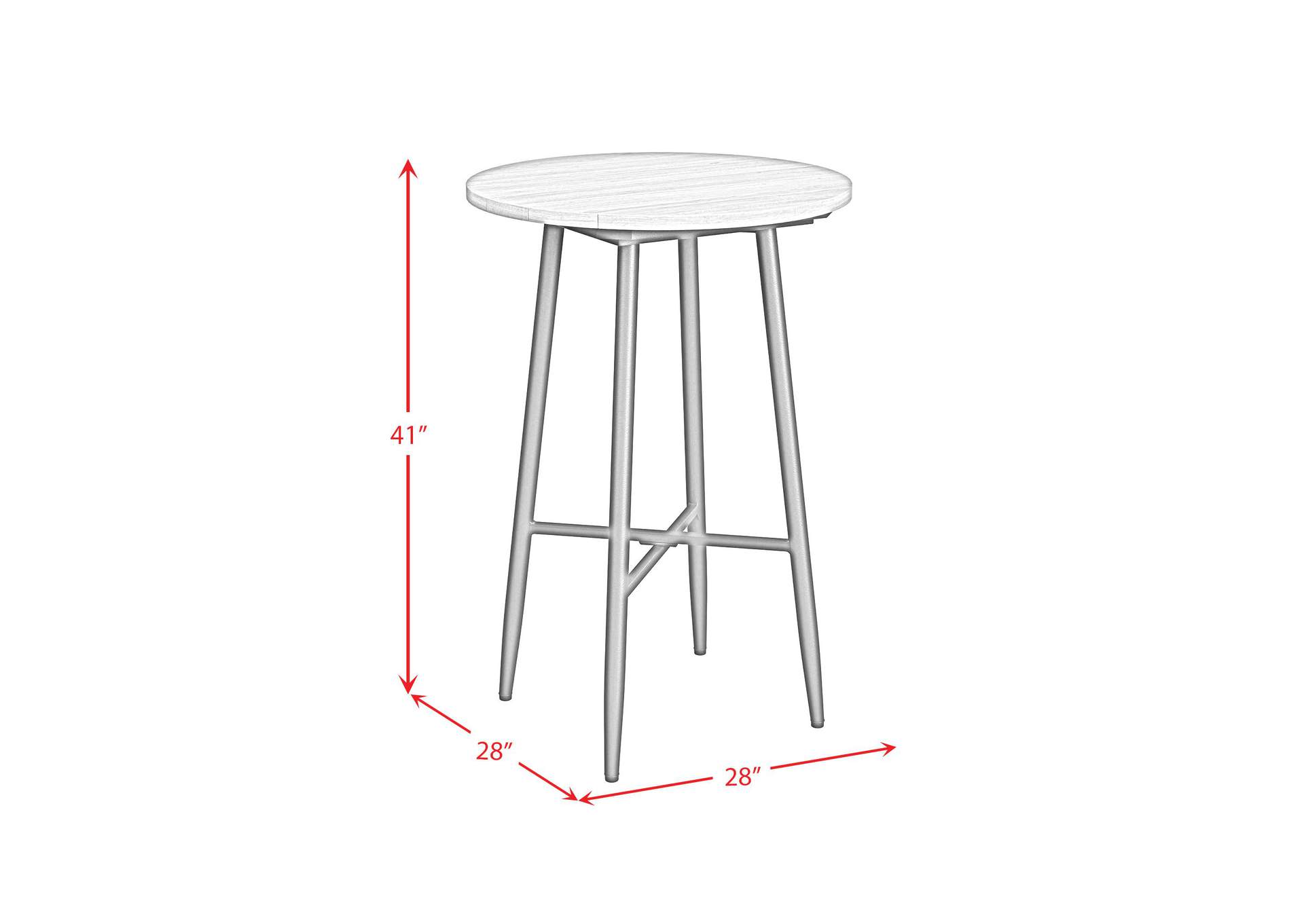 Bayhill Bar Table In Black image 5