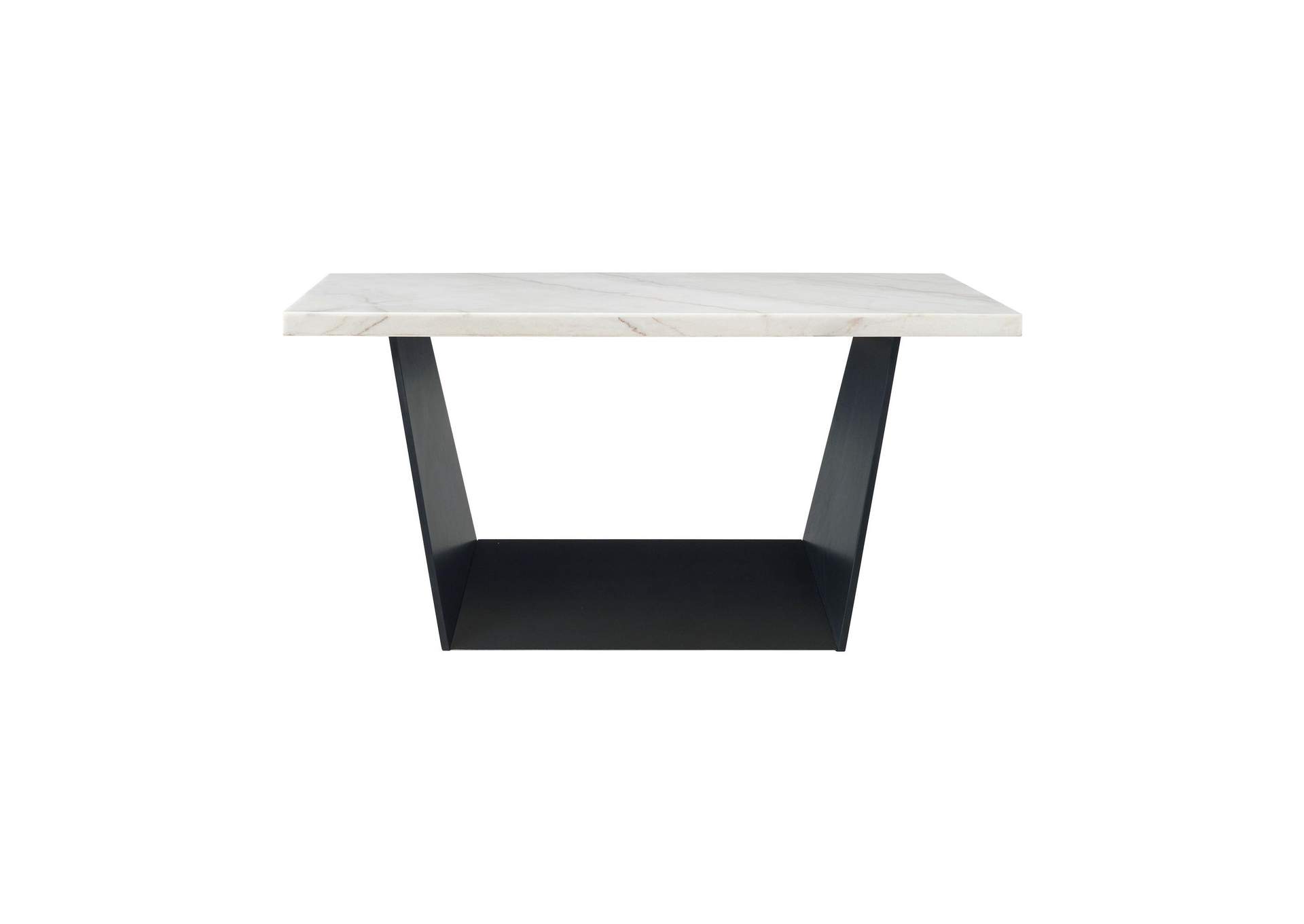 Beckley Counter Table In White Marble Top image 6