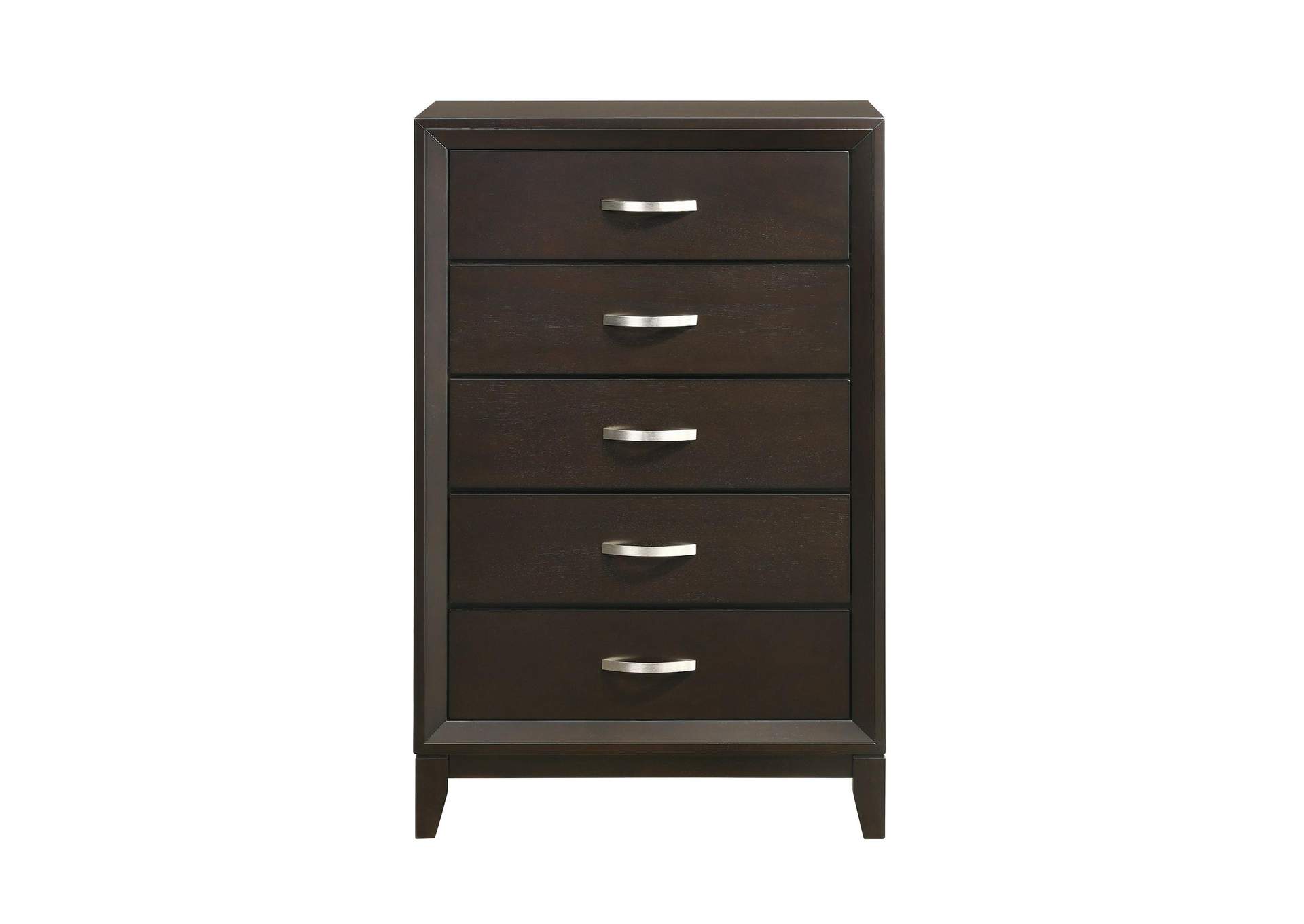 Beaumont 5 - Drawer Chest In Merlot image 10
