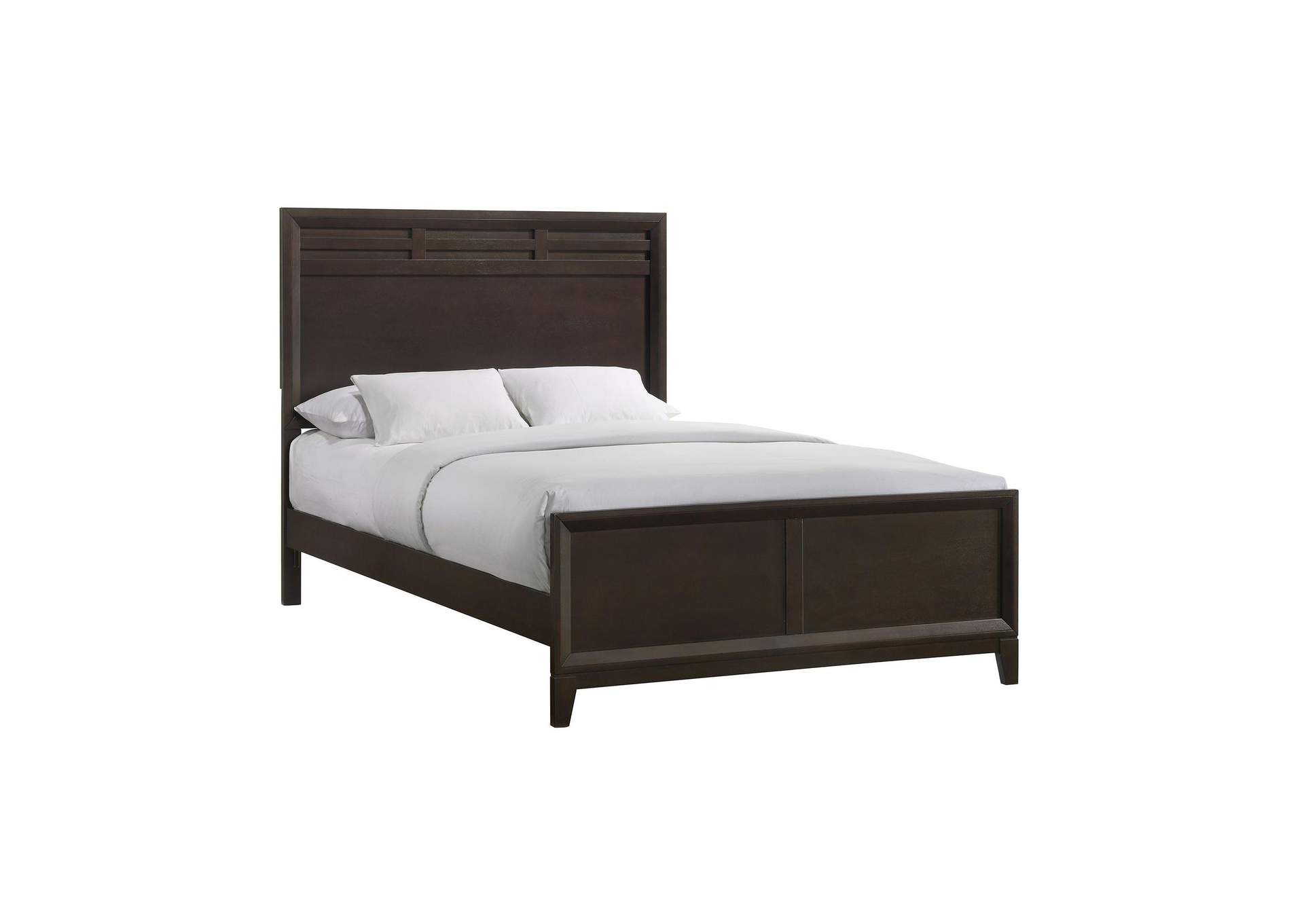 Beaumont Queen Panel Bed In Merlot image 7