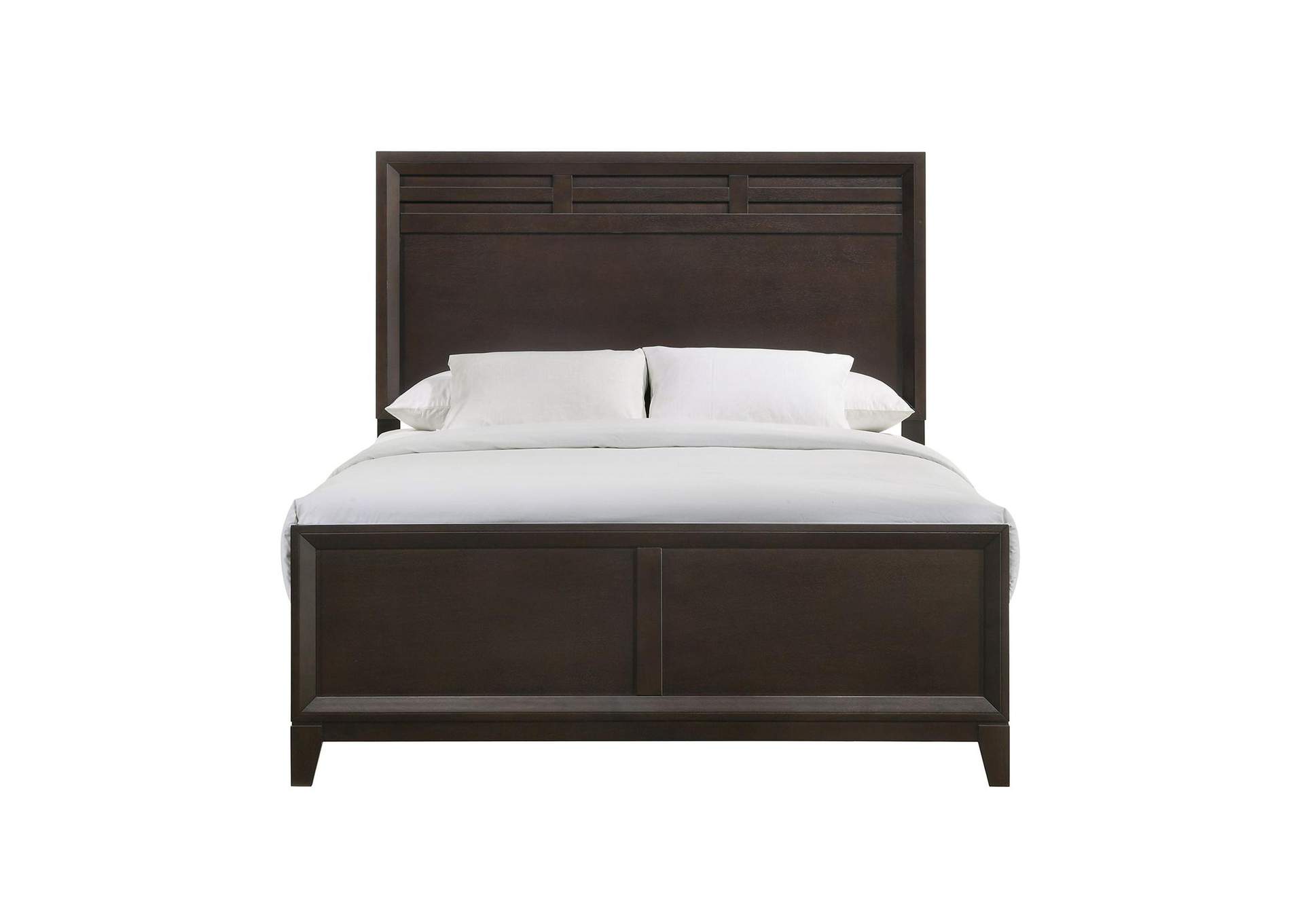 Beaumont Queen Panel Bed In Merlot image 8