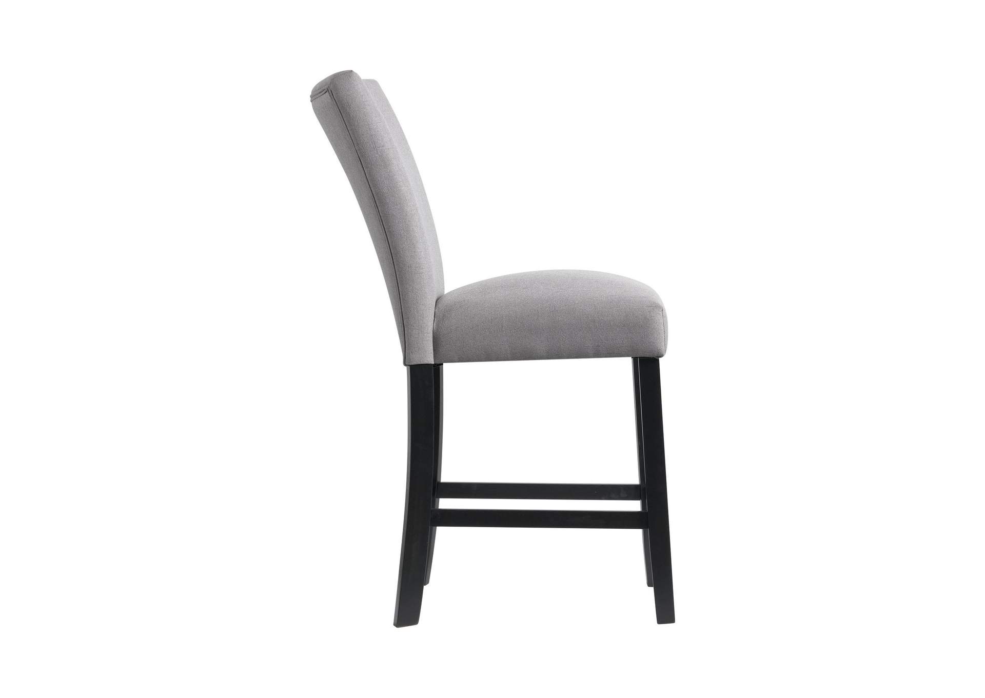 Beckley Counter Side Chair With Dark Grey Linen No Nailhead 2 Per Pack image 10