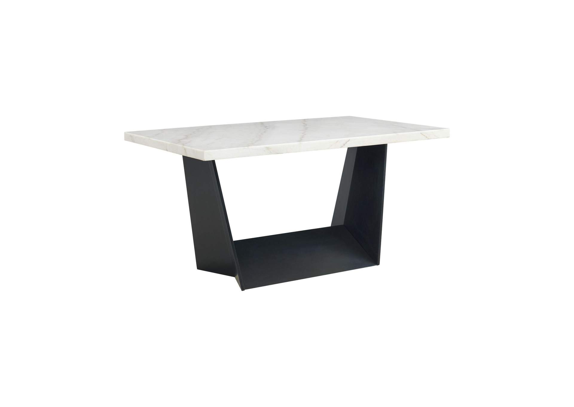 Beckley Counter Table In White Marble Top image 5
