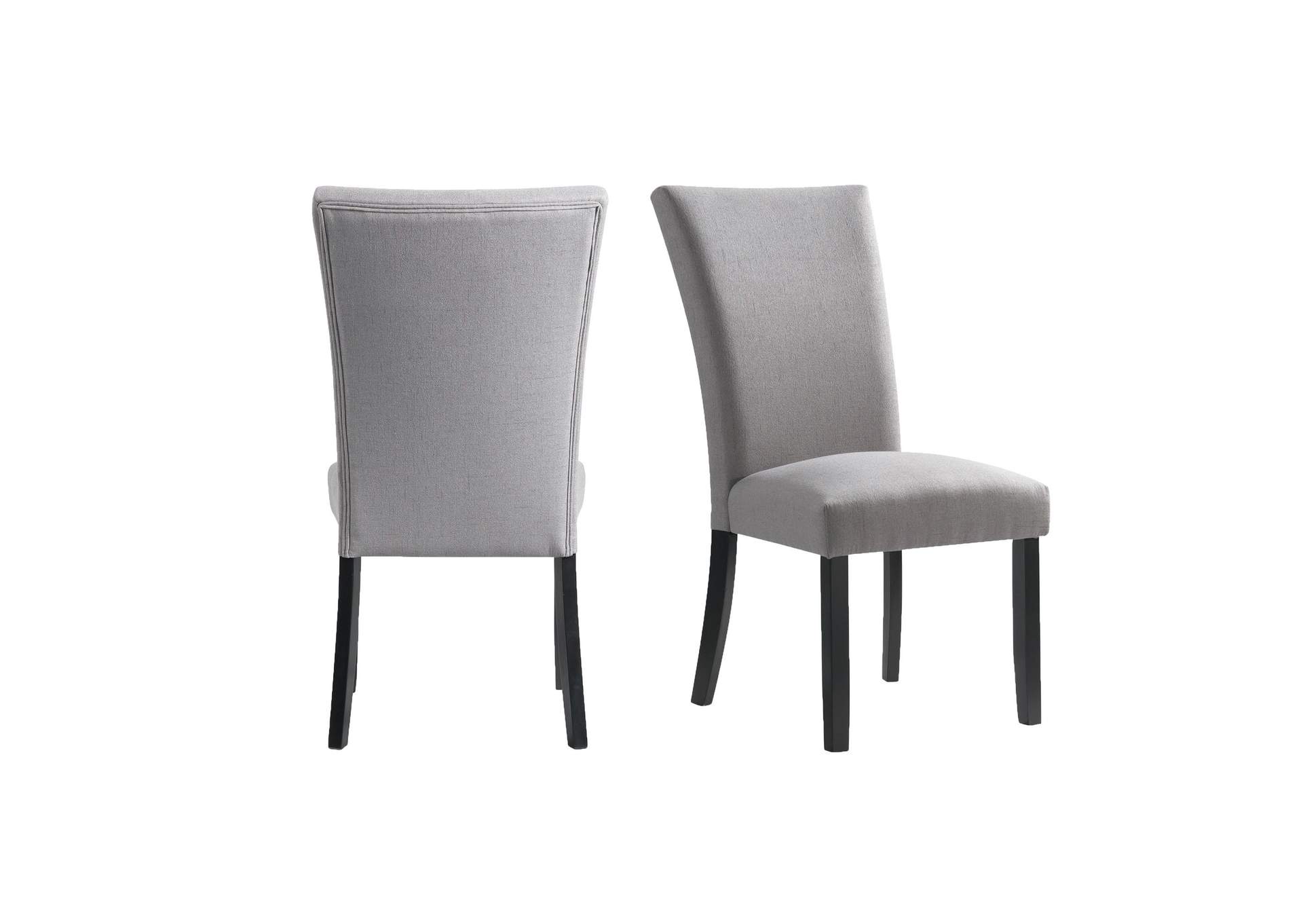Beckley Side Chair With Dark Grey Linen No Nailhead 2 Per Pack image 4