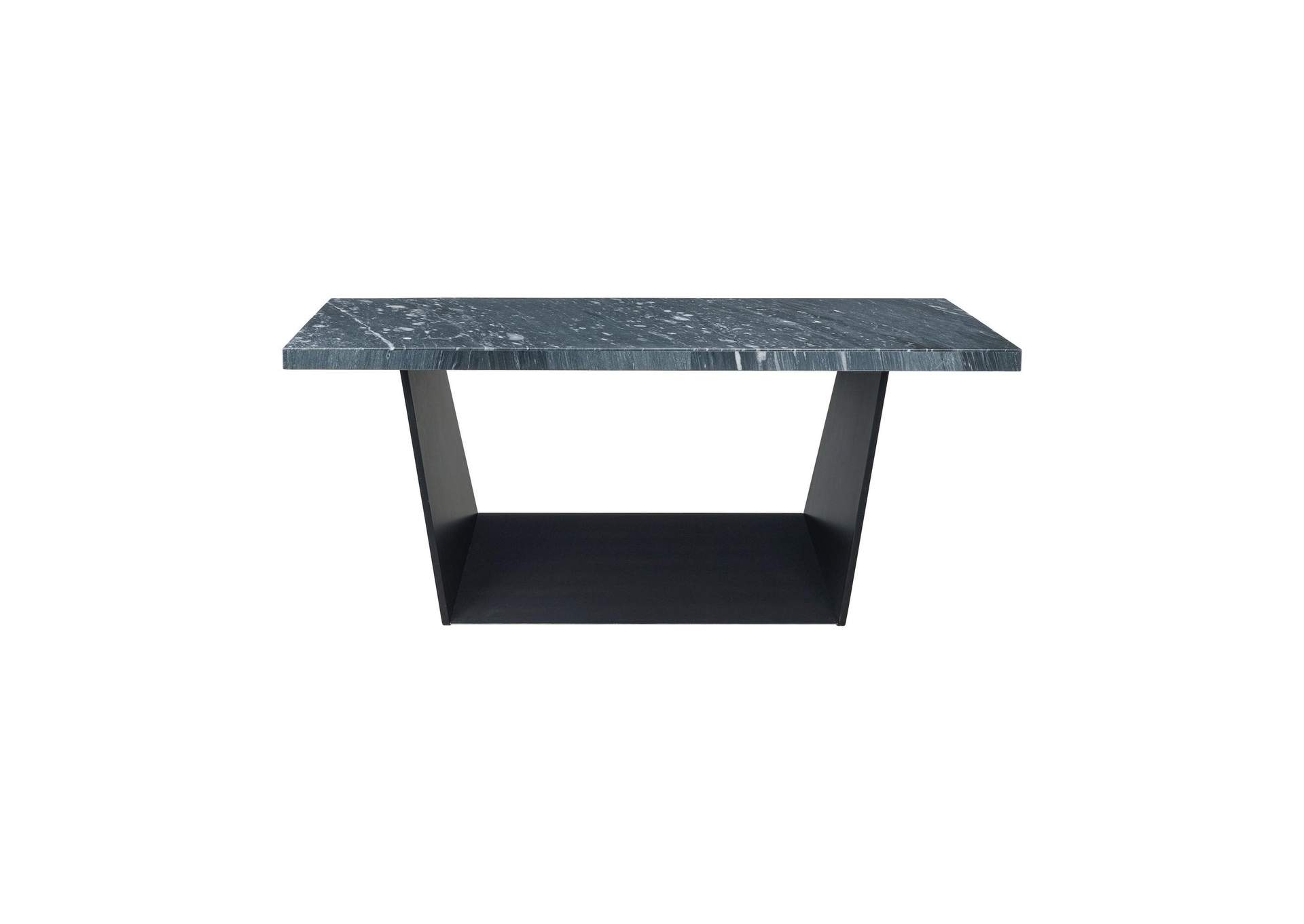 Beckley Dining Table In Dark Marble Top image 8