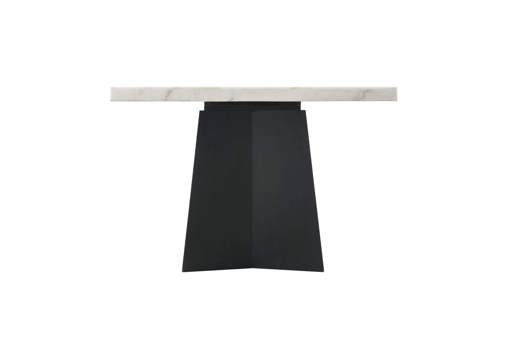 Beckley Dining Table In White Marble Top image 10