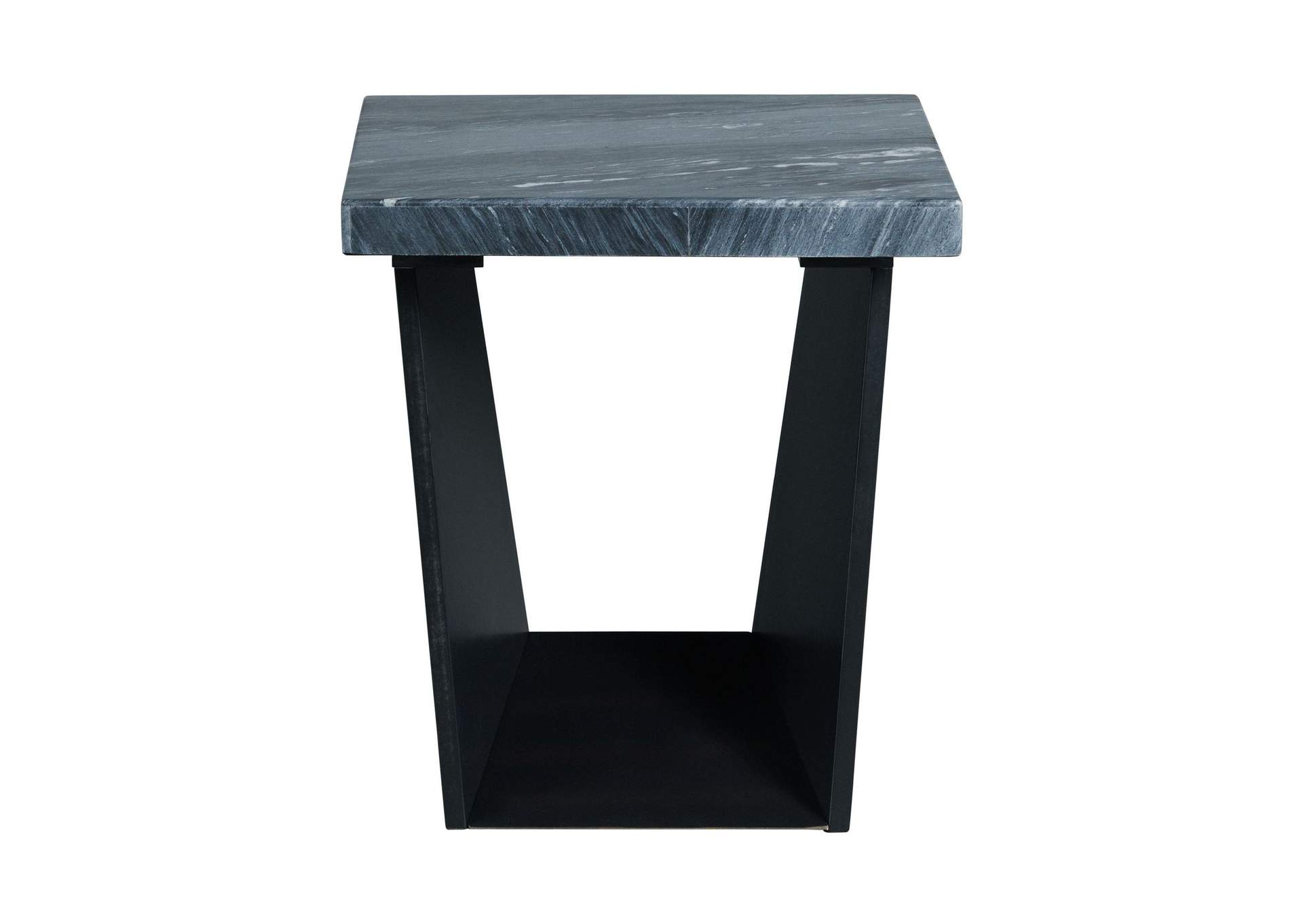 Beckley End Table Complete In Dark Marble Top image 7