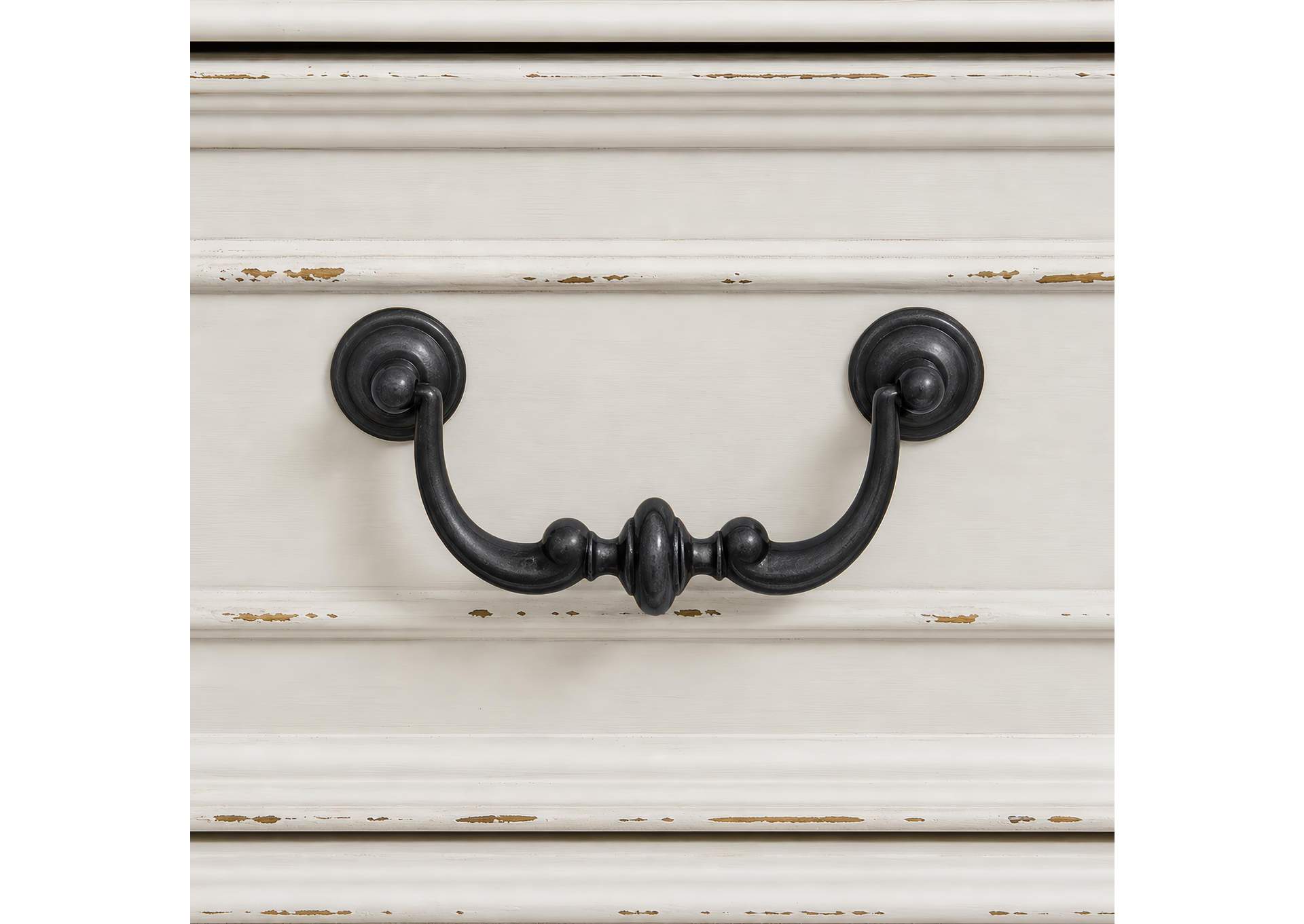Bellevue 7 - Drawer Dresser In Walnut And Antique White image 6