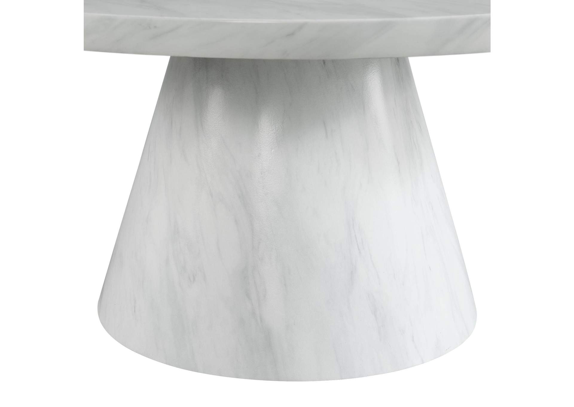 Bellini Oval Coffee Table Complete In White image 5