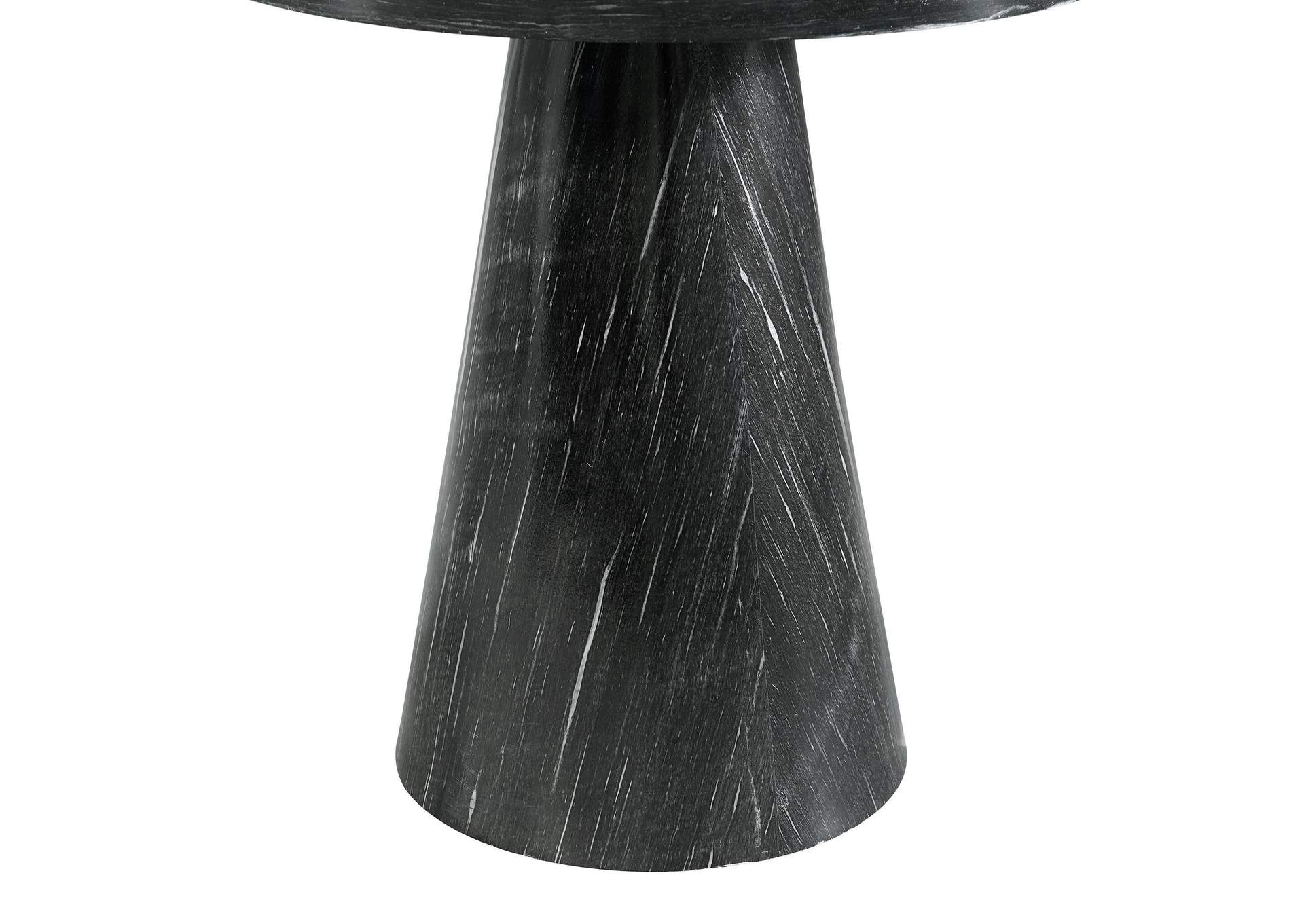 Bellini Round Occasional End Table Complete In Grey image 4