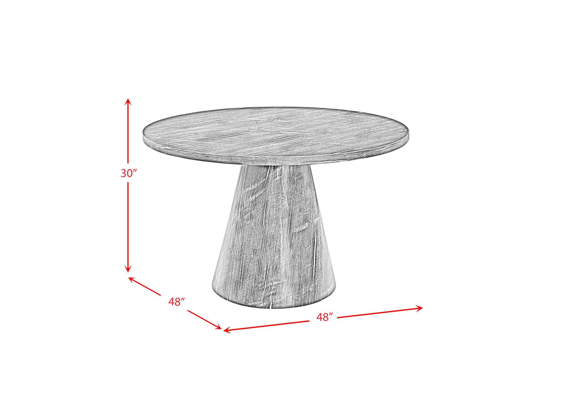 Bellini Round Dining Table Complete In White image 5