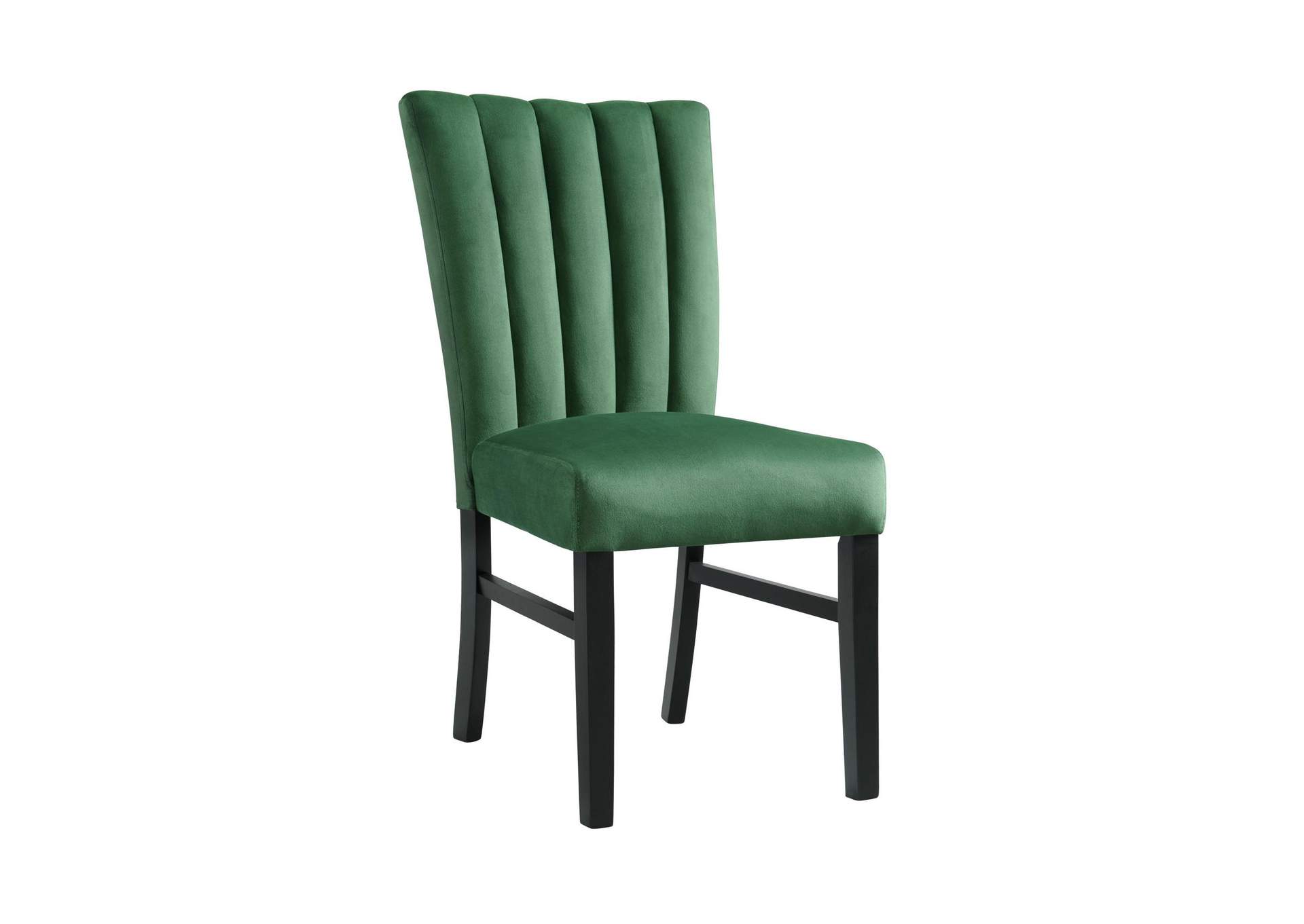 Bellini Side Chair In Emerald Velvet 2 Per Pack image 9