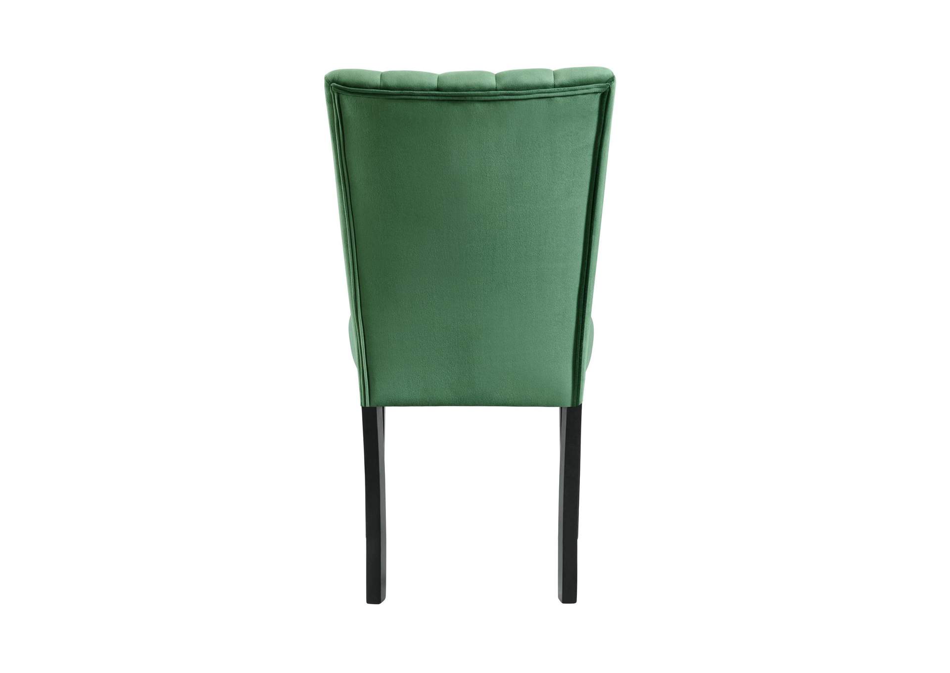 Bellini Side Chair In Emerald Velvet 2 Per Pack image 10