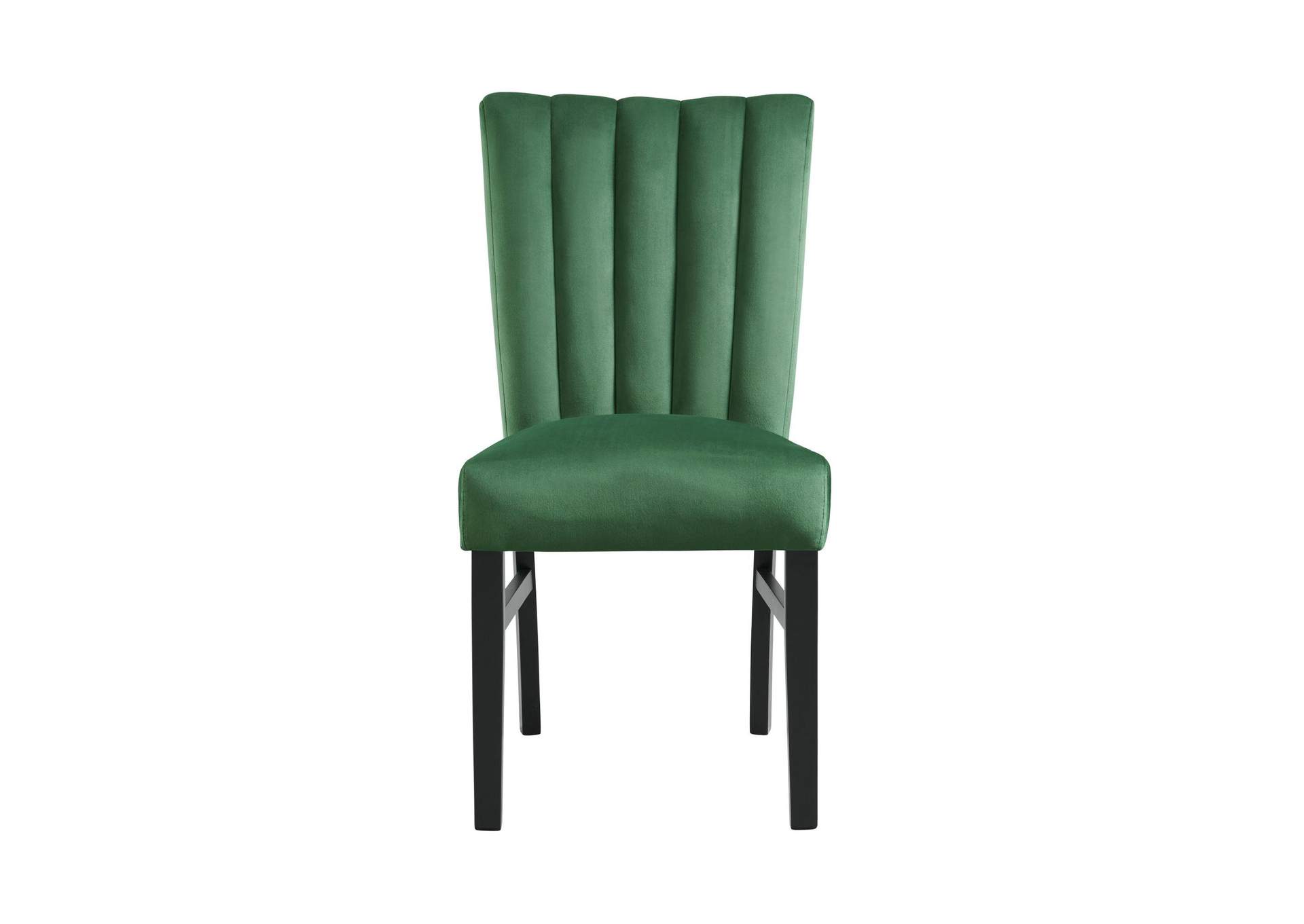Bellini Side Chair In Emerald Velvet 2 Per Pack image 10
