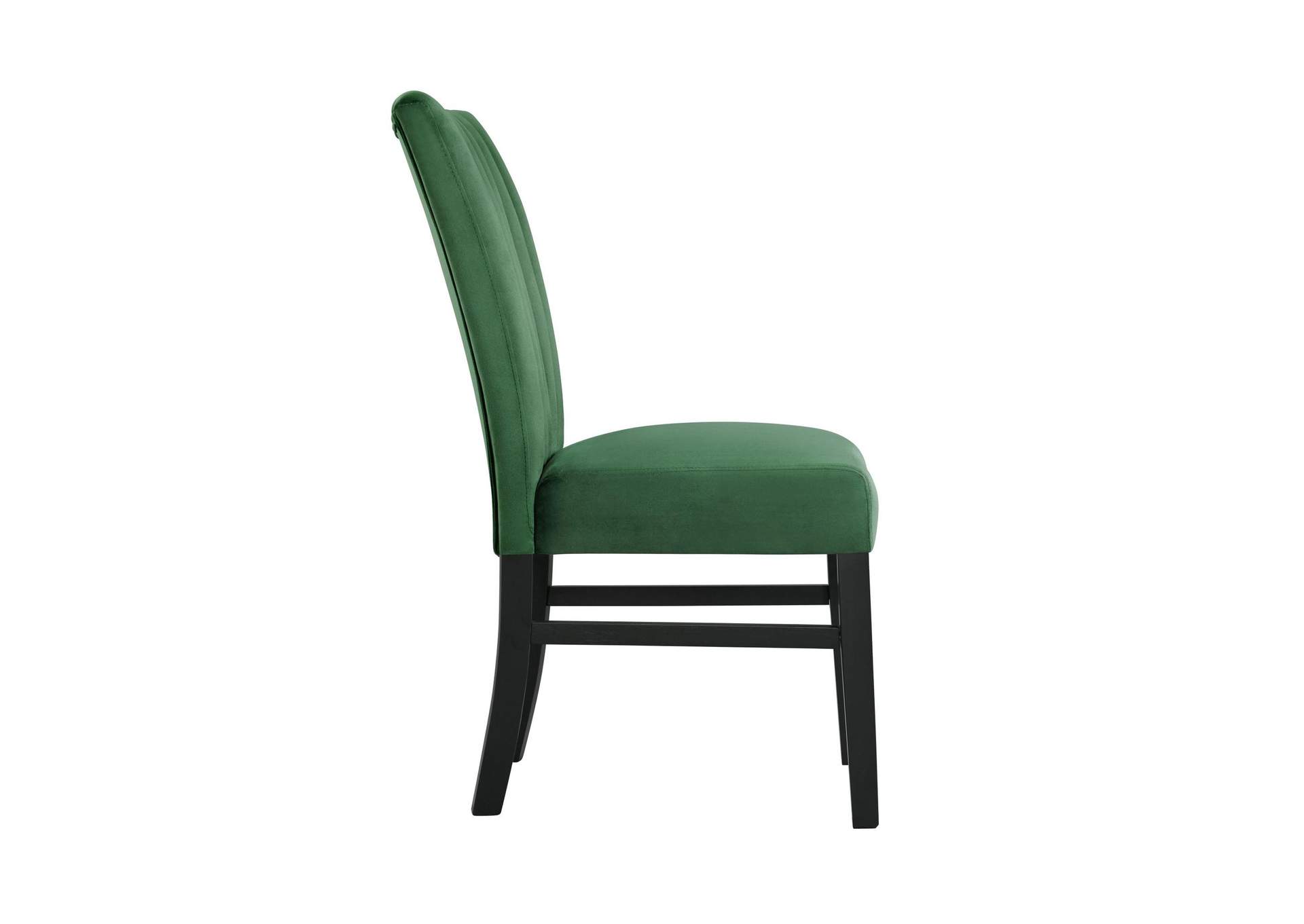 Bellini Side Chair In Emerald Velvet 2 Per Pack image 12