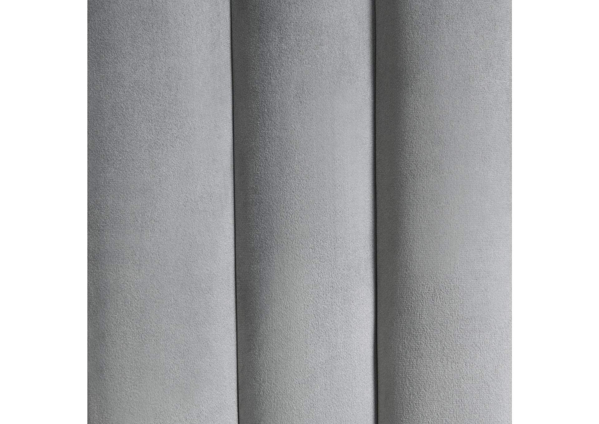 Bellini Side Chair In Grey Velvet 2 Per Pack image 6