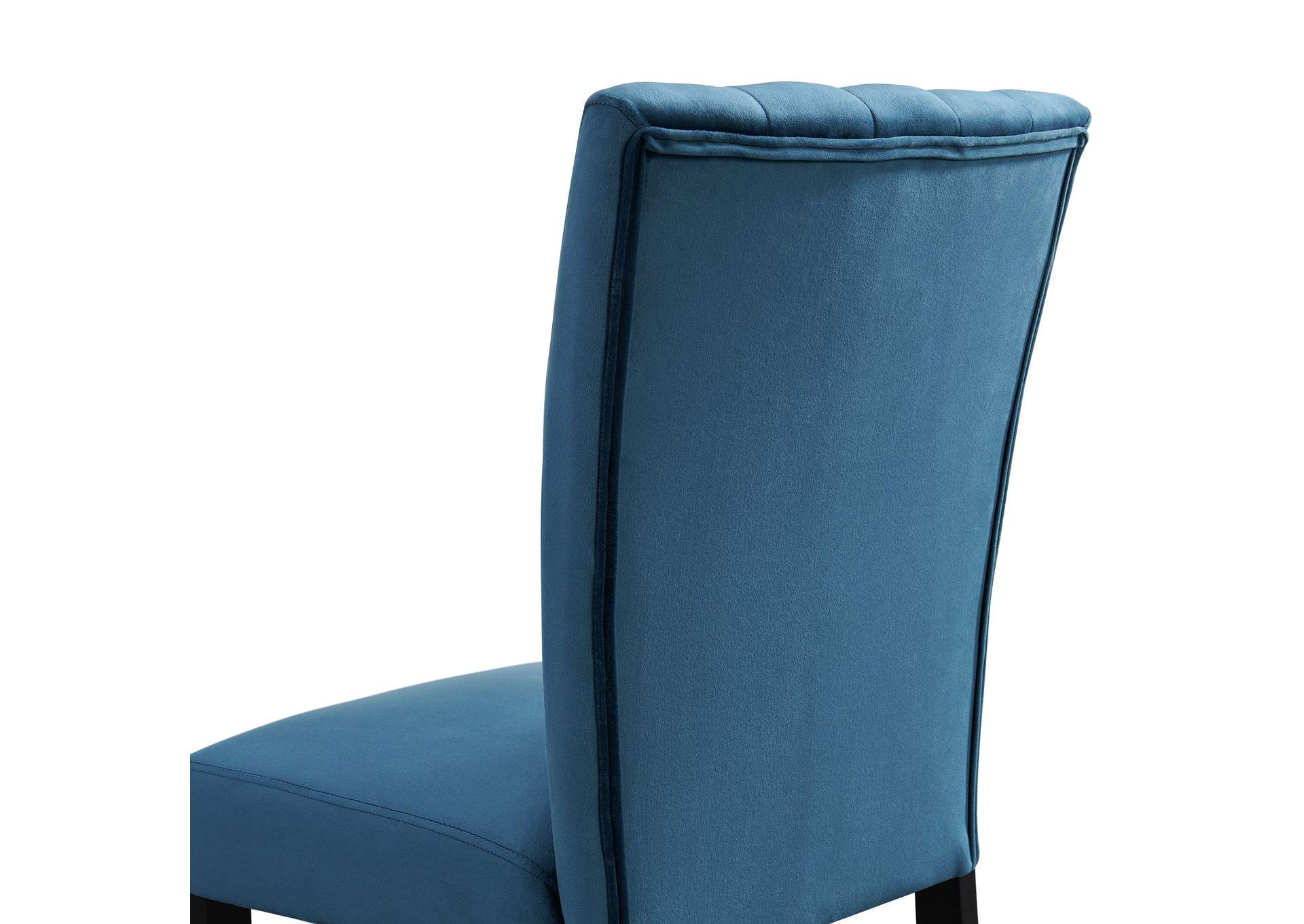 Bellini Side Chair In Navy Blue Velvet 2 Per Pack image 5