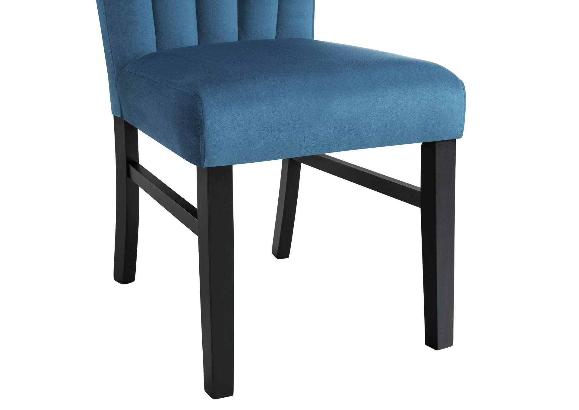 Bellini Side Chair In Navy Blue Velvet 2 Per Pack image 7