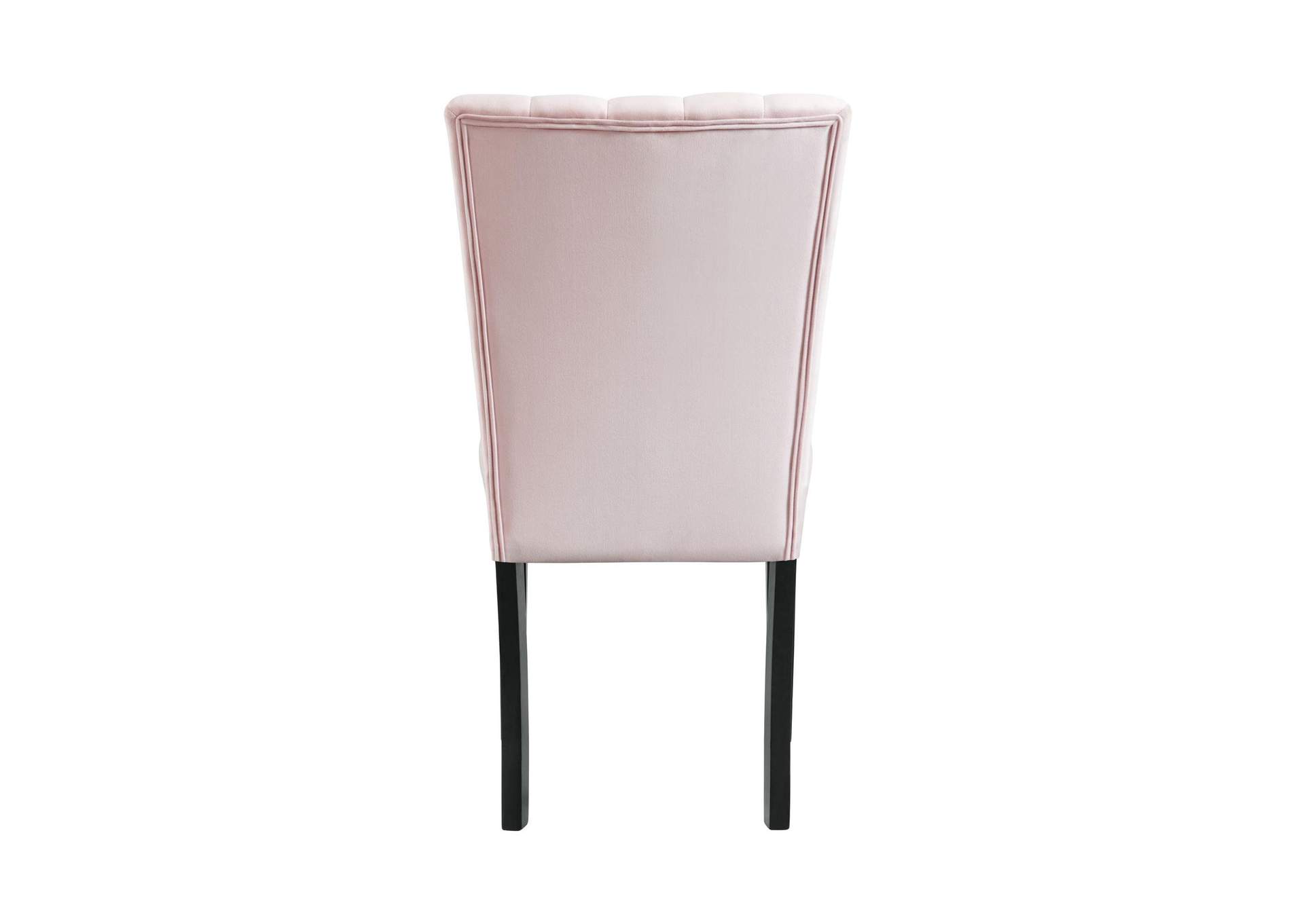 Bellini Side Chair In Pink Velvet 2 Per Pack image 10