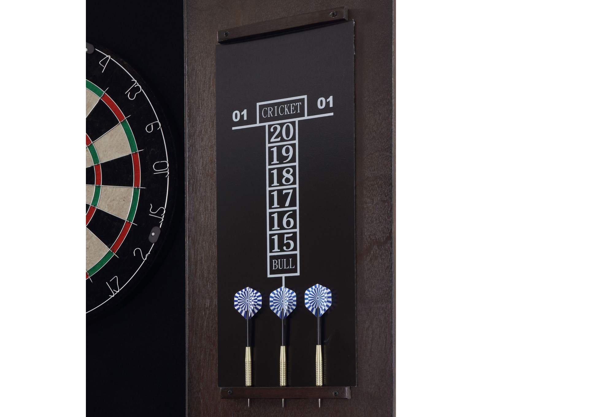 Bones Dartboard Cabinet Ssg - 120405 Cabinet With Dartboard image 3