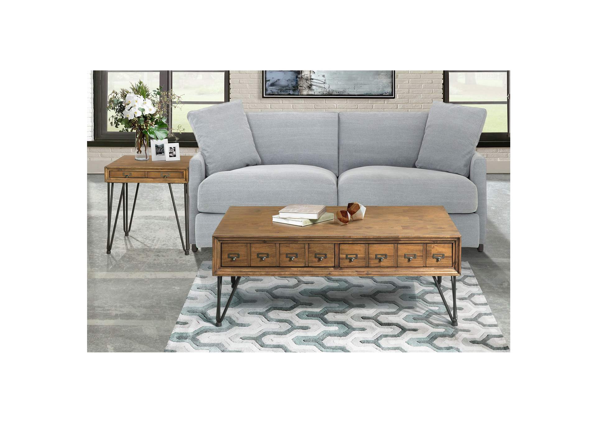 Boone 2 Piece Occasional Table Set - Coffee Table And End Table image 1