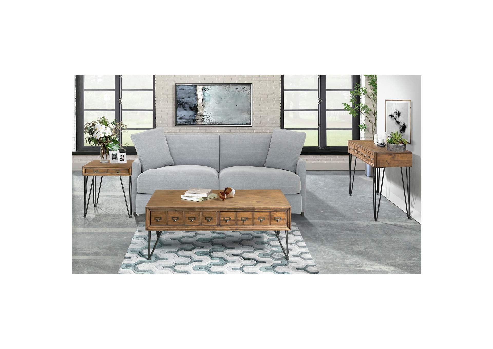 Boone Occasional End Table With Tray
