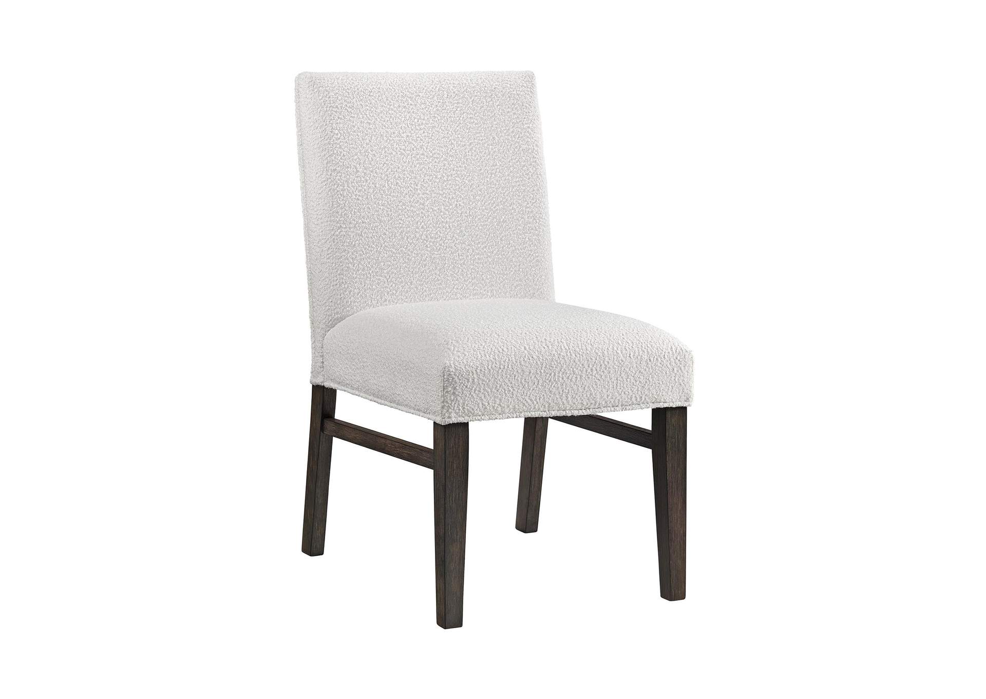 Breckenridge 36H Upholstered Dining Side Chair With White Cotton In Black 2 Per Carton image 6
