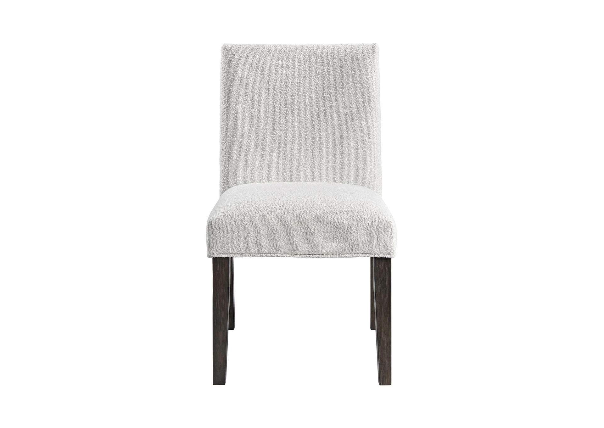 Breckenridge 36H Upholstered Dining Side Chair With White Cotton In Black 2 Per Carton image 7