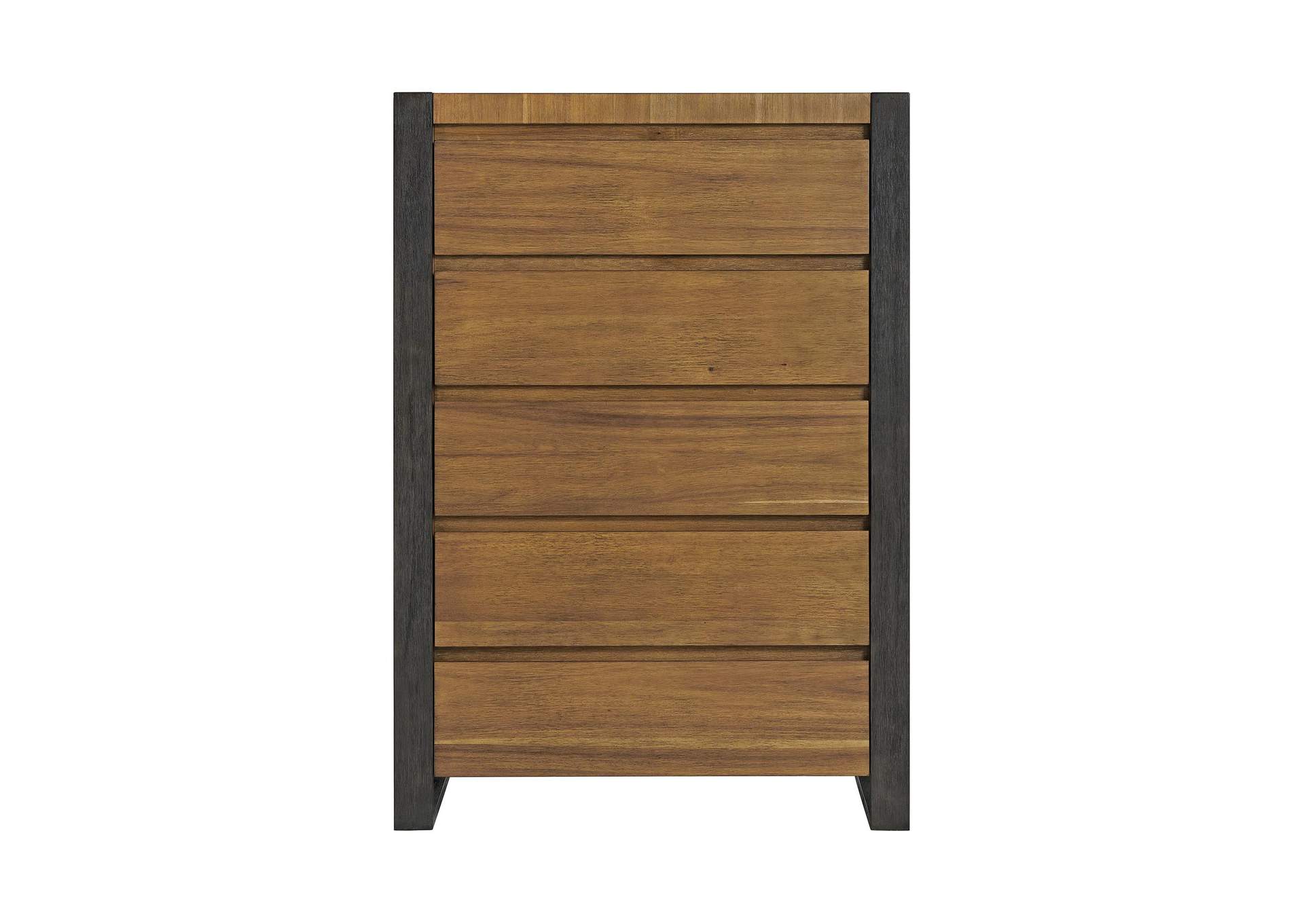 Breckenridge 5 - Drawer Chest In Oak Black image 9