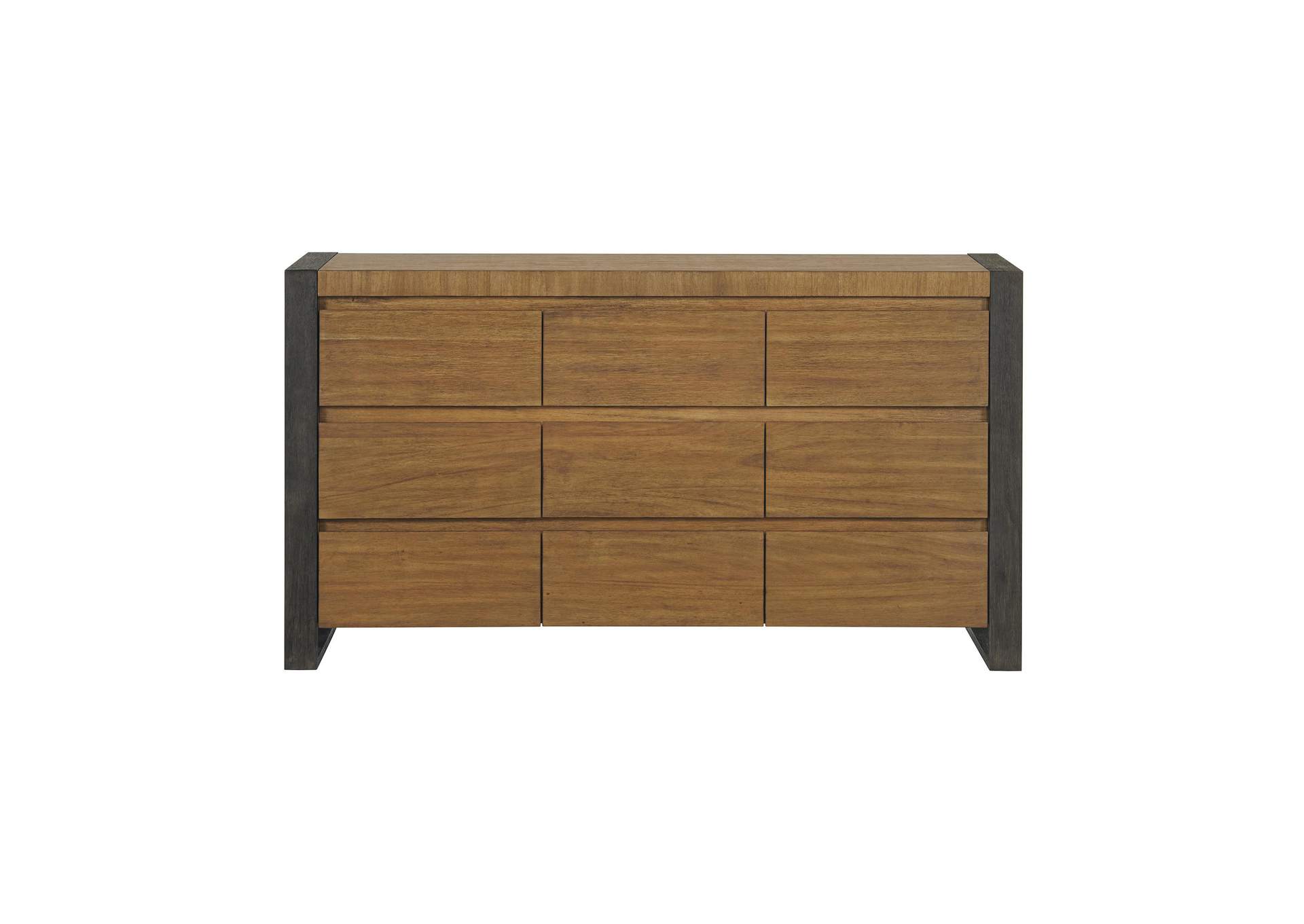 Breckenridge 9 - Drawer Dresser In Oak Black image 4