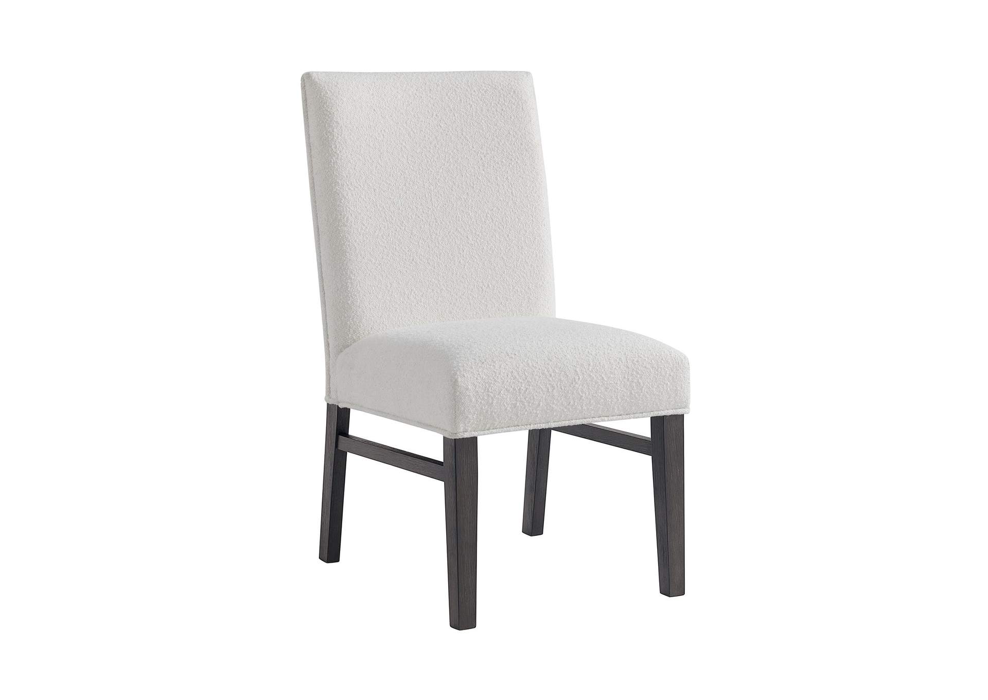Breckenridge 38H Dining Side Chair With Boucle Snow In Black 2 Per Carton image 9