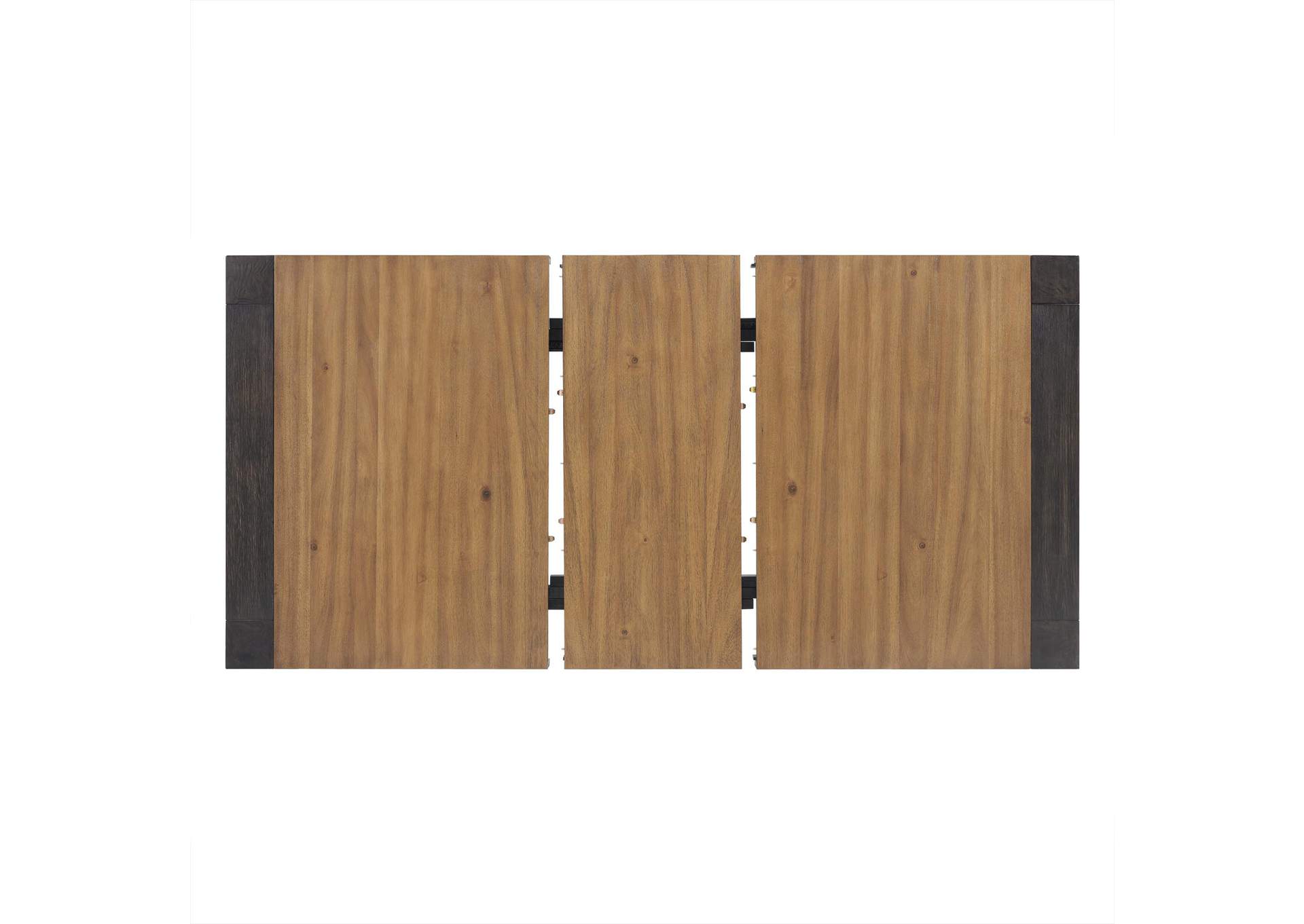 Breckenridge Dining Table With Oak Top And 1X18 Leaf In Black image 7