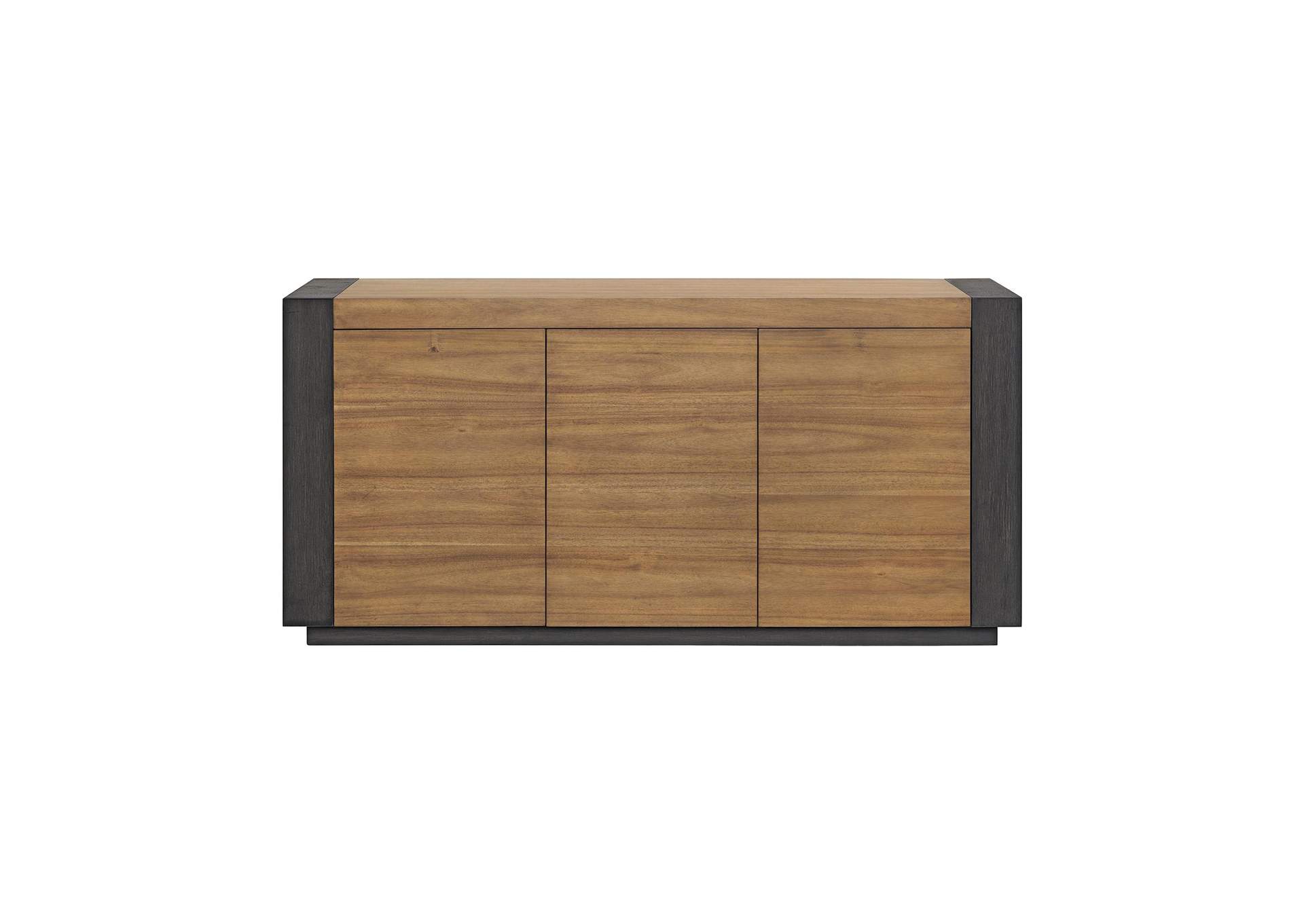 Breckenridge Server With Oak Top And Front In Black image 4