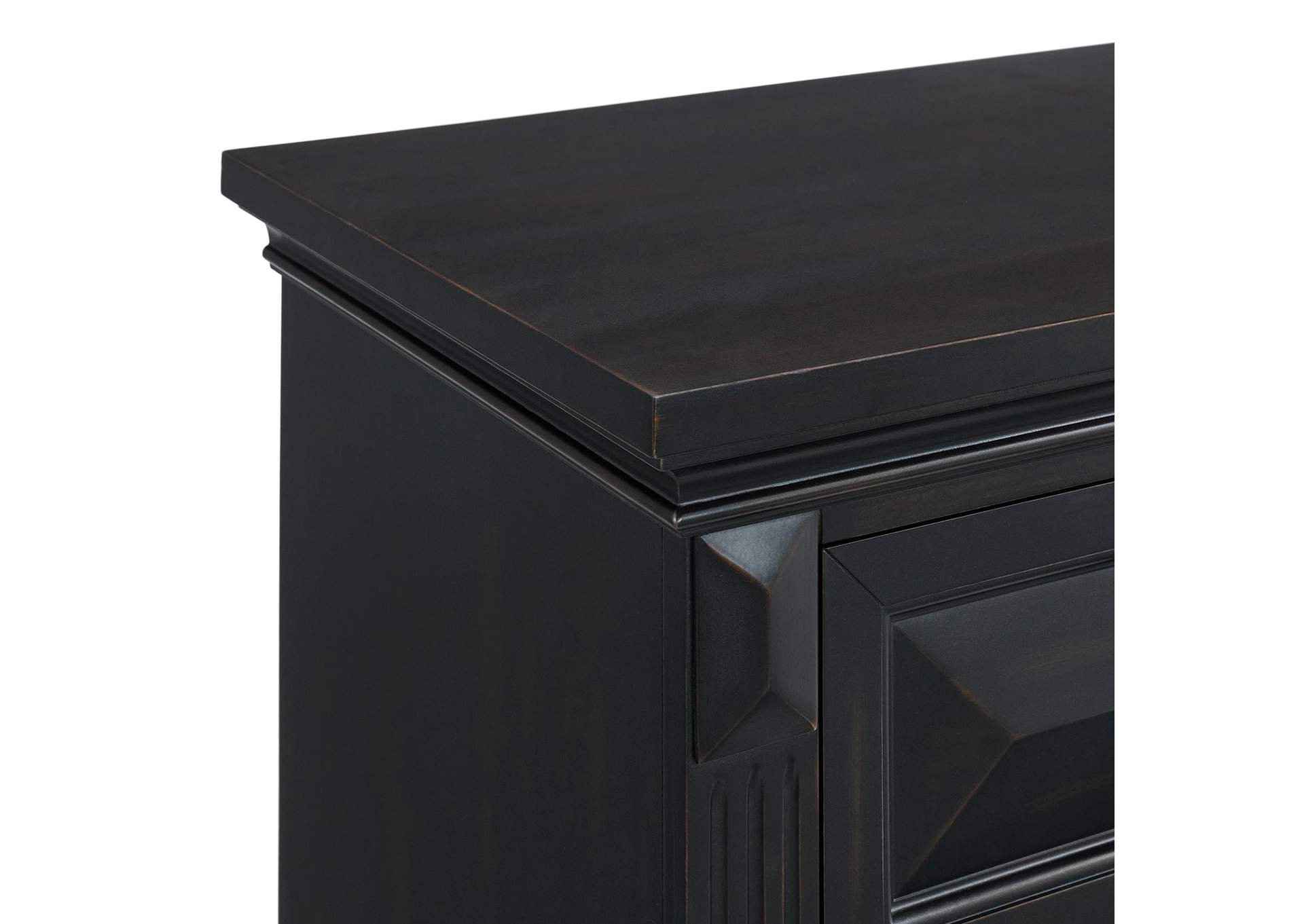 Bridgestone Dresser And Mirror Set In Black image 3