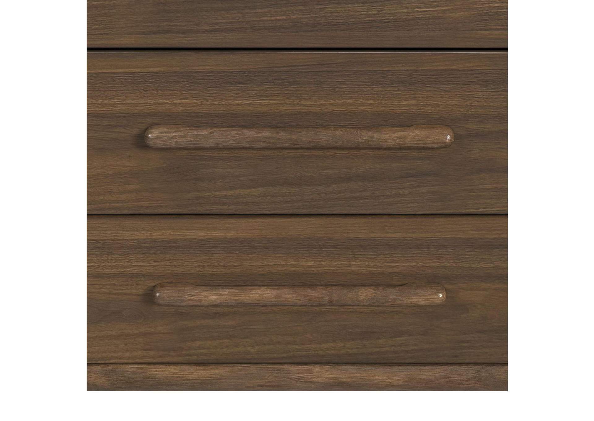 Brisbane Dresser And Mirror Set With Led In Brown image 9
