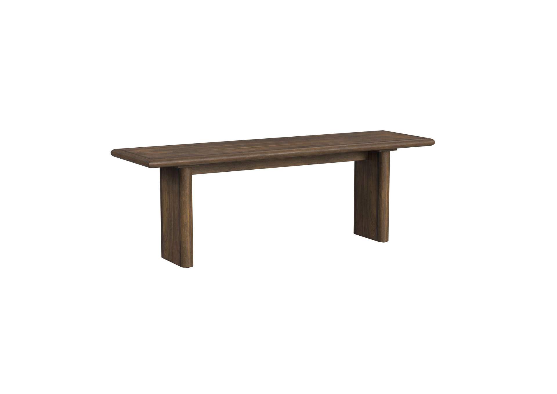 Brisbane Dining Bench In Brown image 3