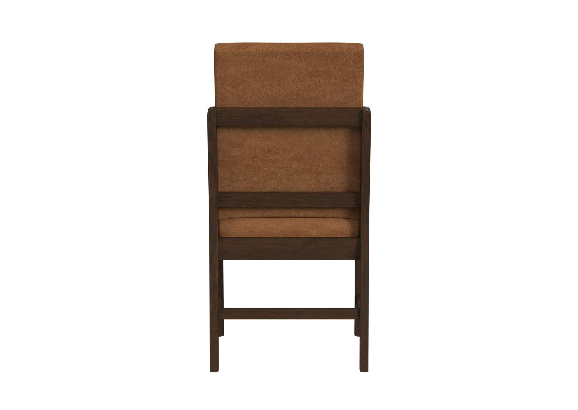 Brisbane Dining Side Chair With Bozeman Brown Pu In Brown 2 Per Carton image 5