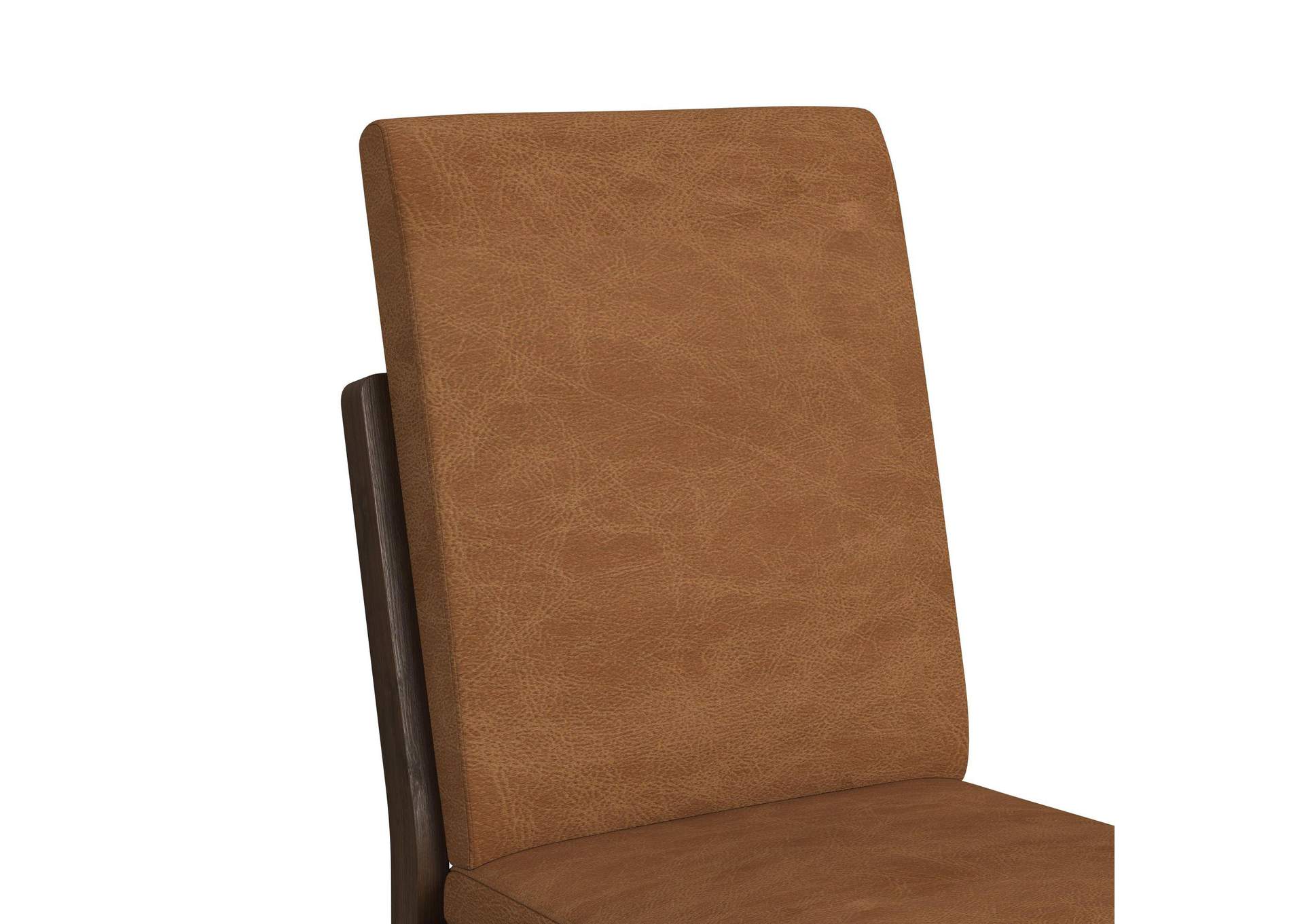 Brisbane Dining Side Chair With Bozeman Brown Pu In Brown 2 Per Carton image 7
