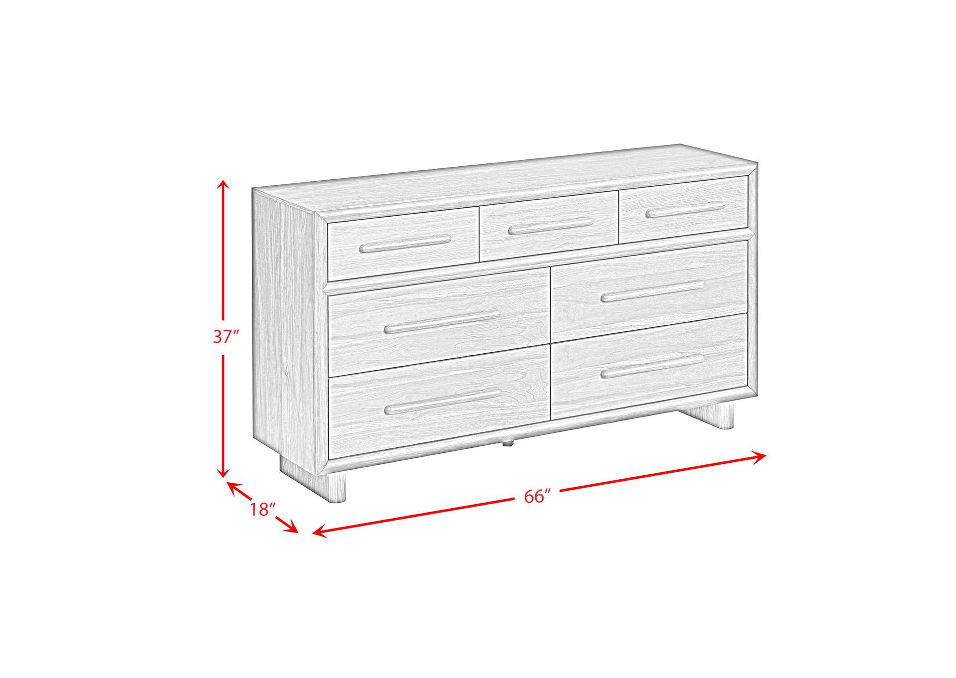 Brisbane Dresser With Led In Brown image 8