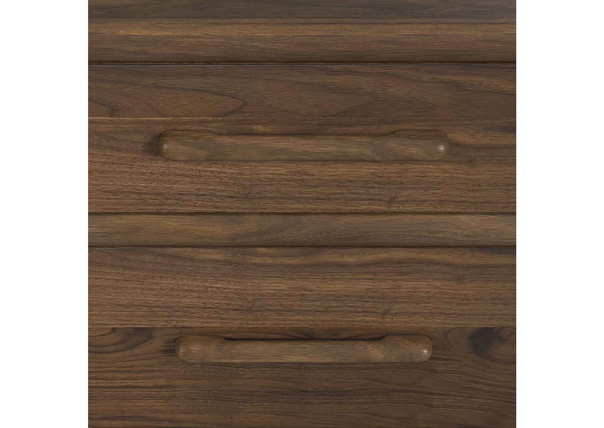 Brisbane Nightstand With Usbc And Led In Brown image 8