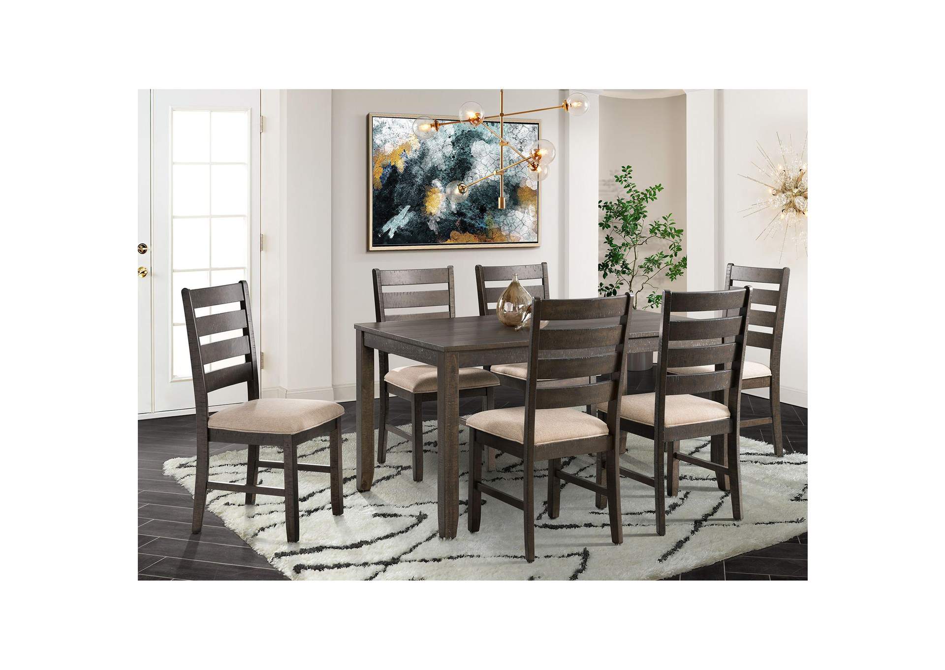 Brock 60 7 Pc Dining Set image 1