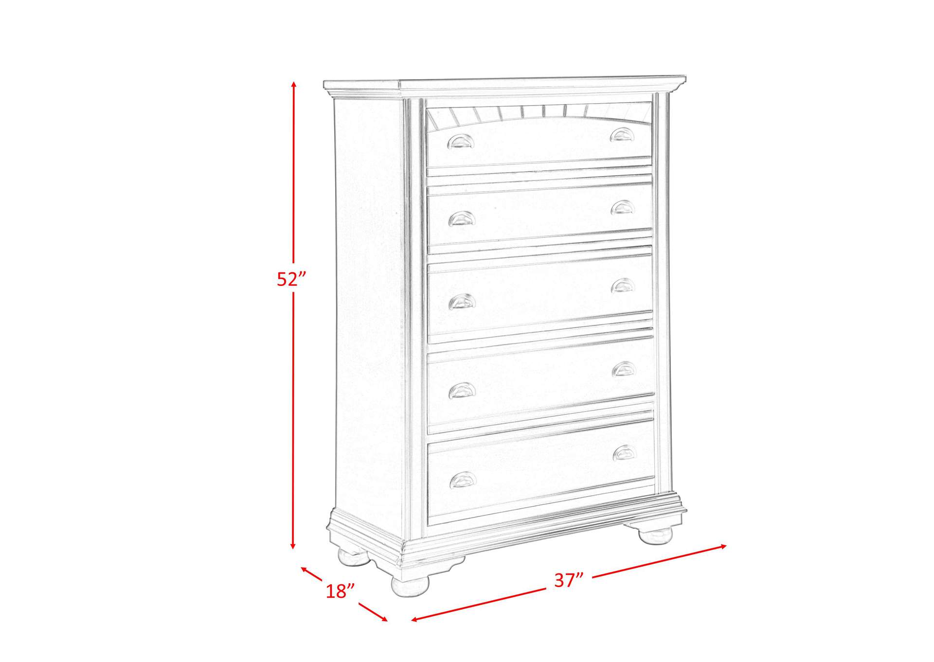 Brook White Chest image 5
