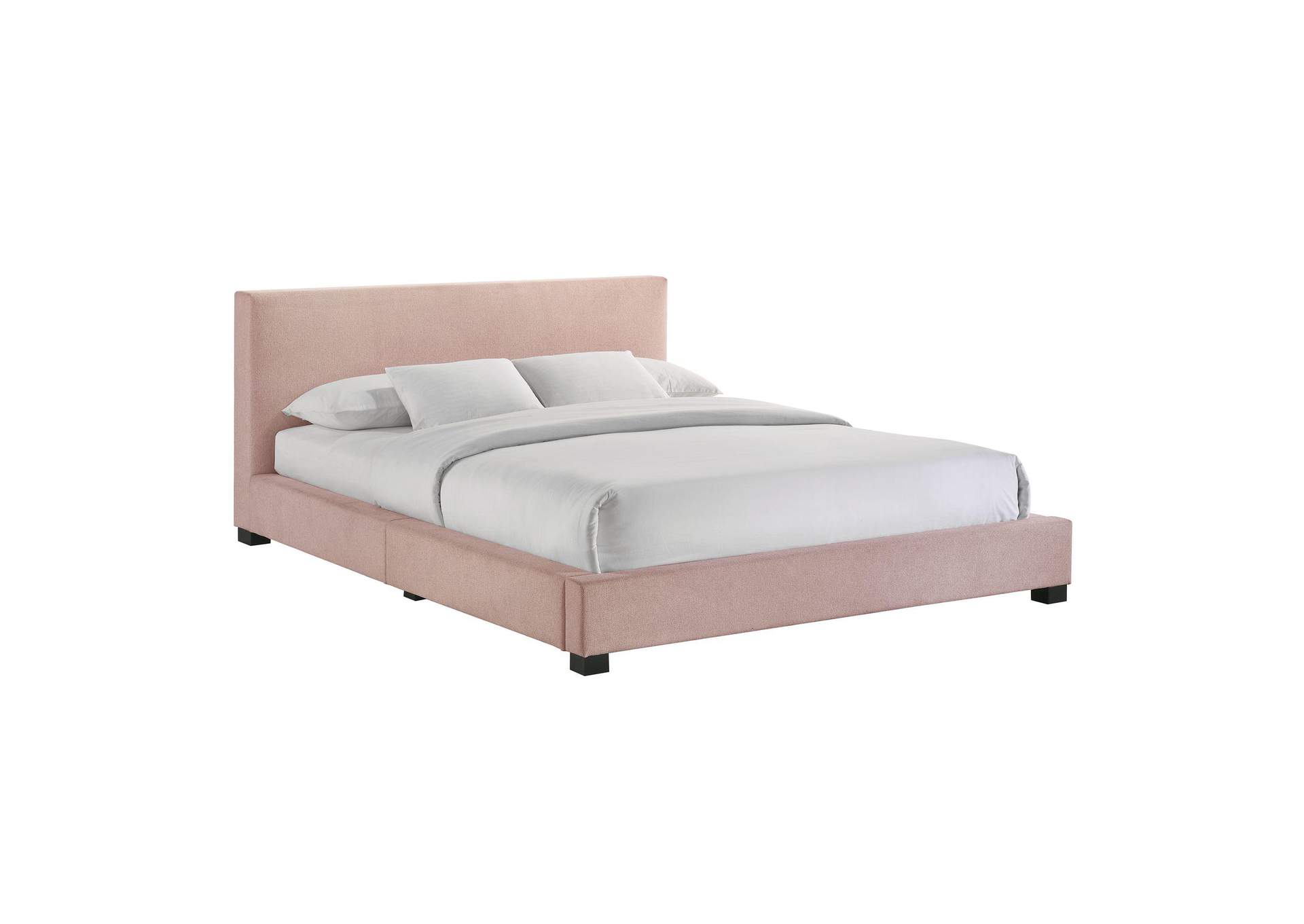 Brookhaven Full Upholstery Bed In Pink Linen image 3