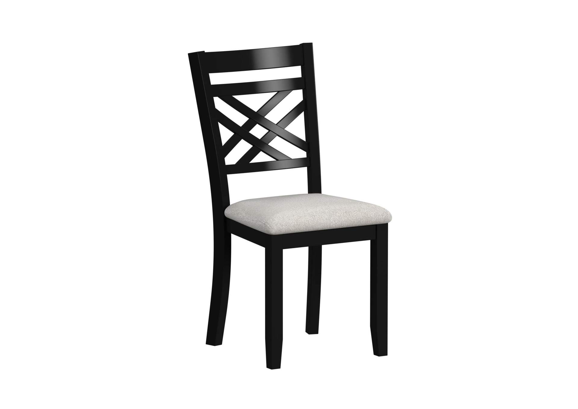 Brooks 6 Piece Dining Set With Table 4 Wood Back And Upholstery Seat Chairs And Bench In Medium Brown Black image 6